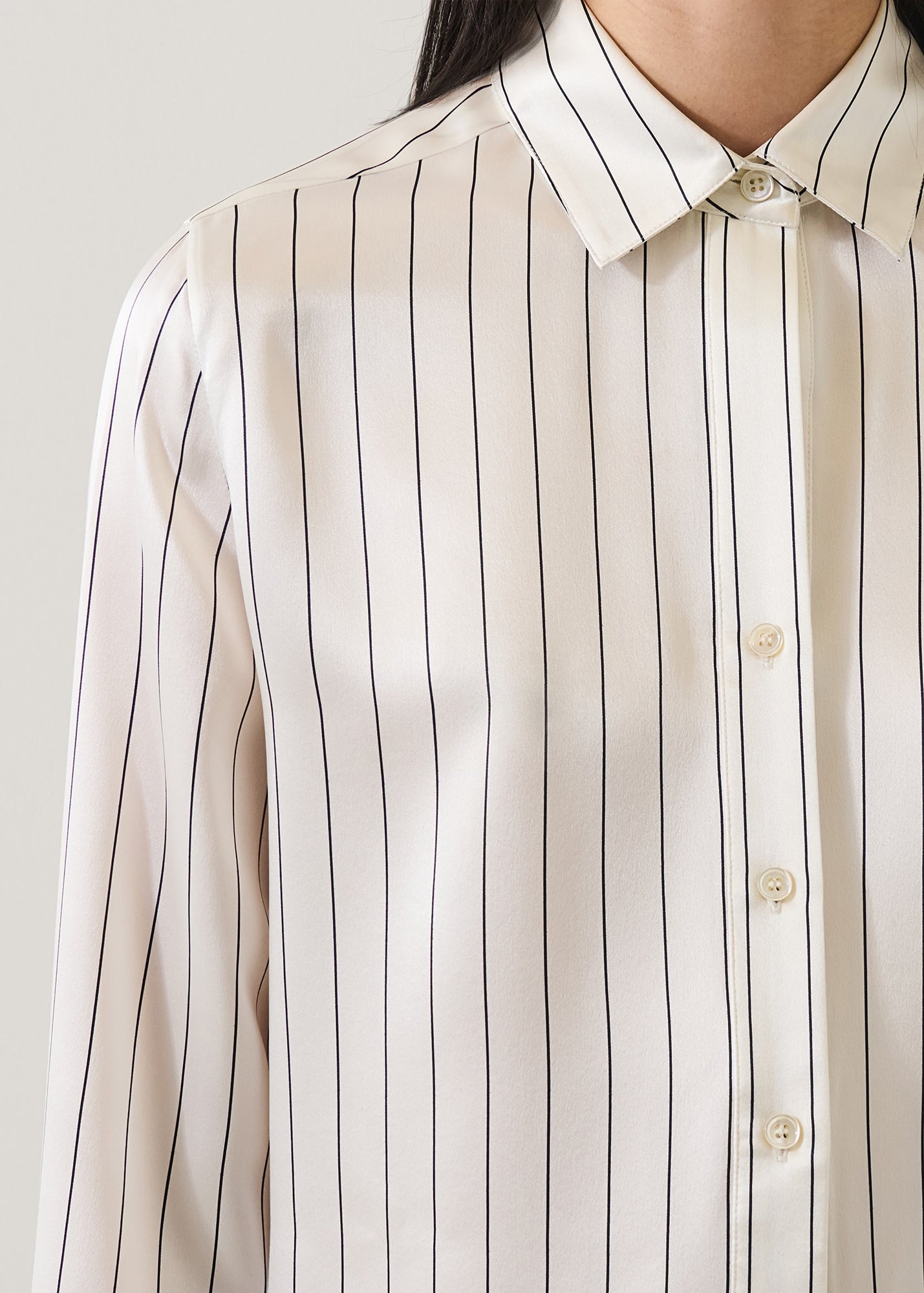 Silk Satin Relaxed Shirt - PATRICK ASSARAF