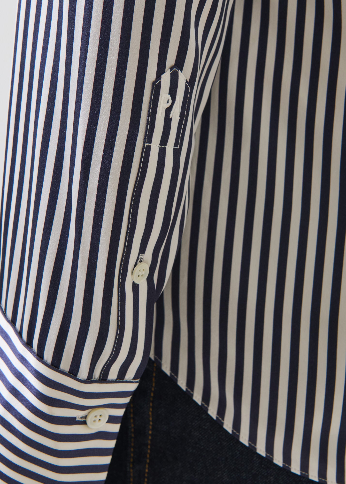 Silk Satin Relaxed Shirt - PATRICK ASSARAF