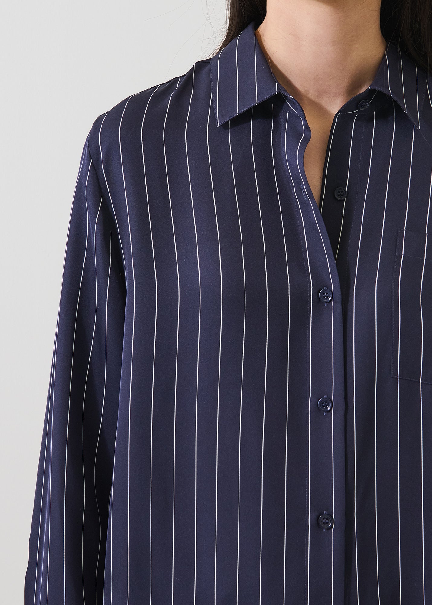 Silk Boyfriend Pocket Shirt - PATRICK ASSARAF