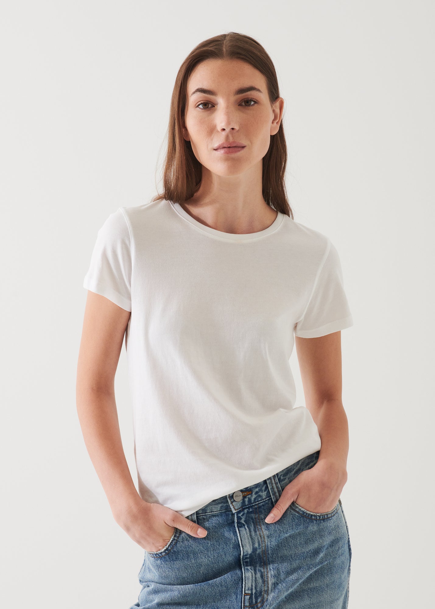 Lightweight Pima Cotton Classic T-Shirt PATRICK ASSARAF Luxury