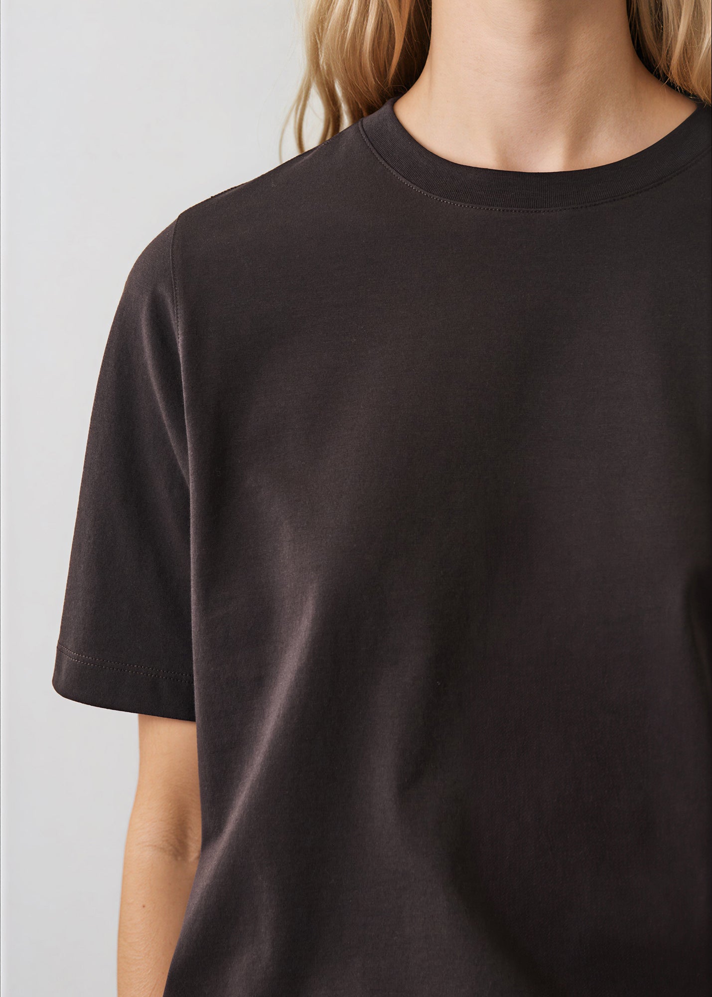 Organic Pima Cotton Relaxed Crew - PATRICK ASSARAF