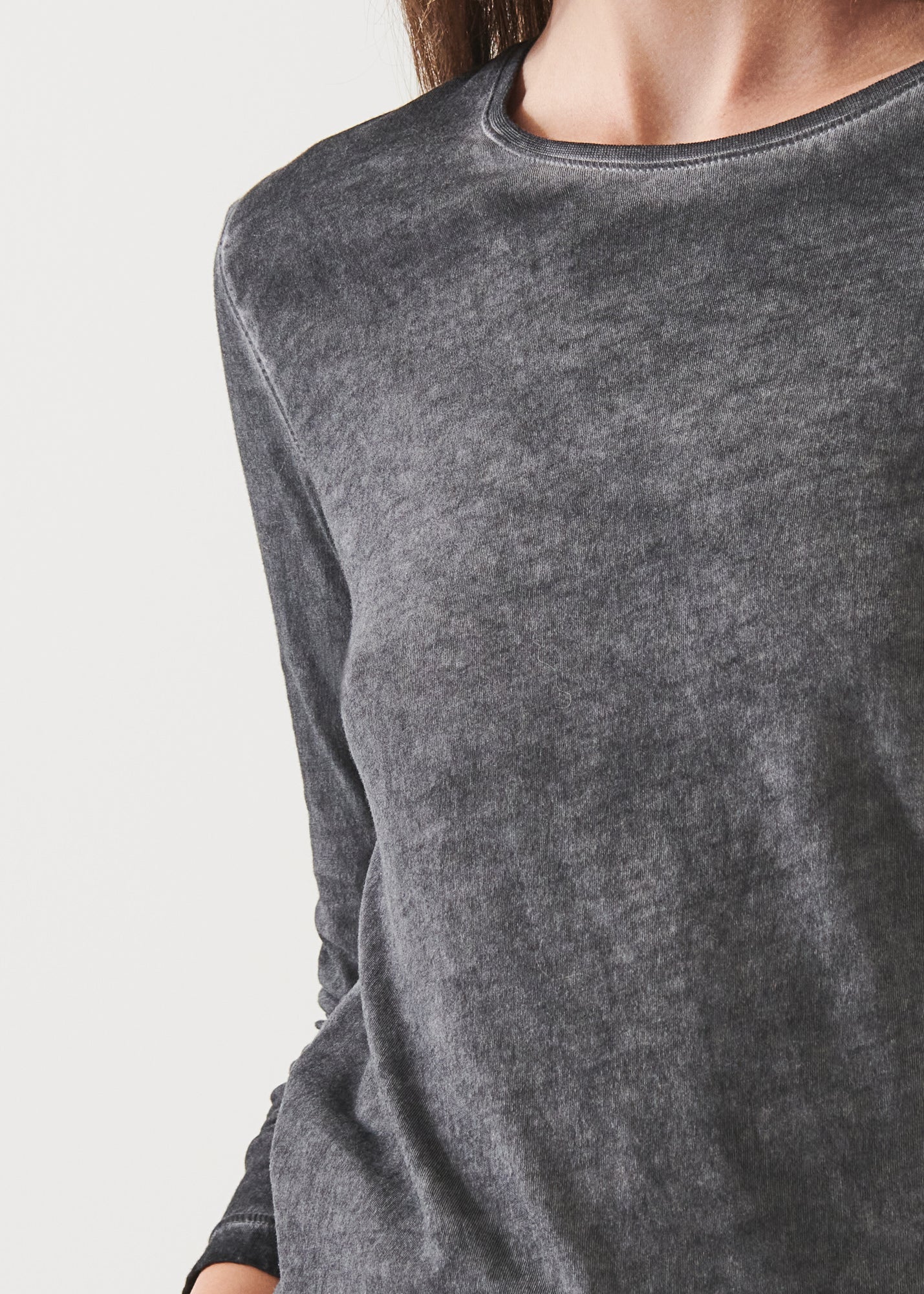 LIGHTWEIGHT PIMA COTTON SUBLIME LONG SLEEVE T-SHIRT | PATRICK ASSARAF.