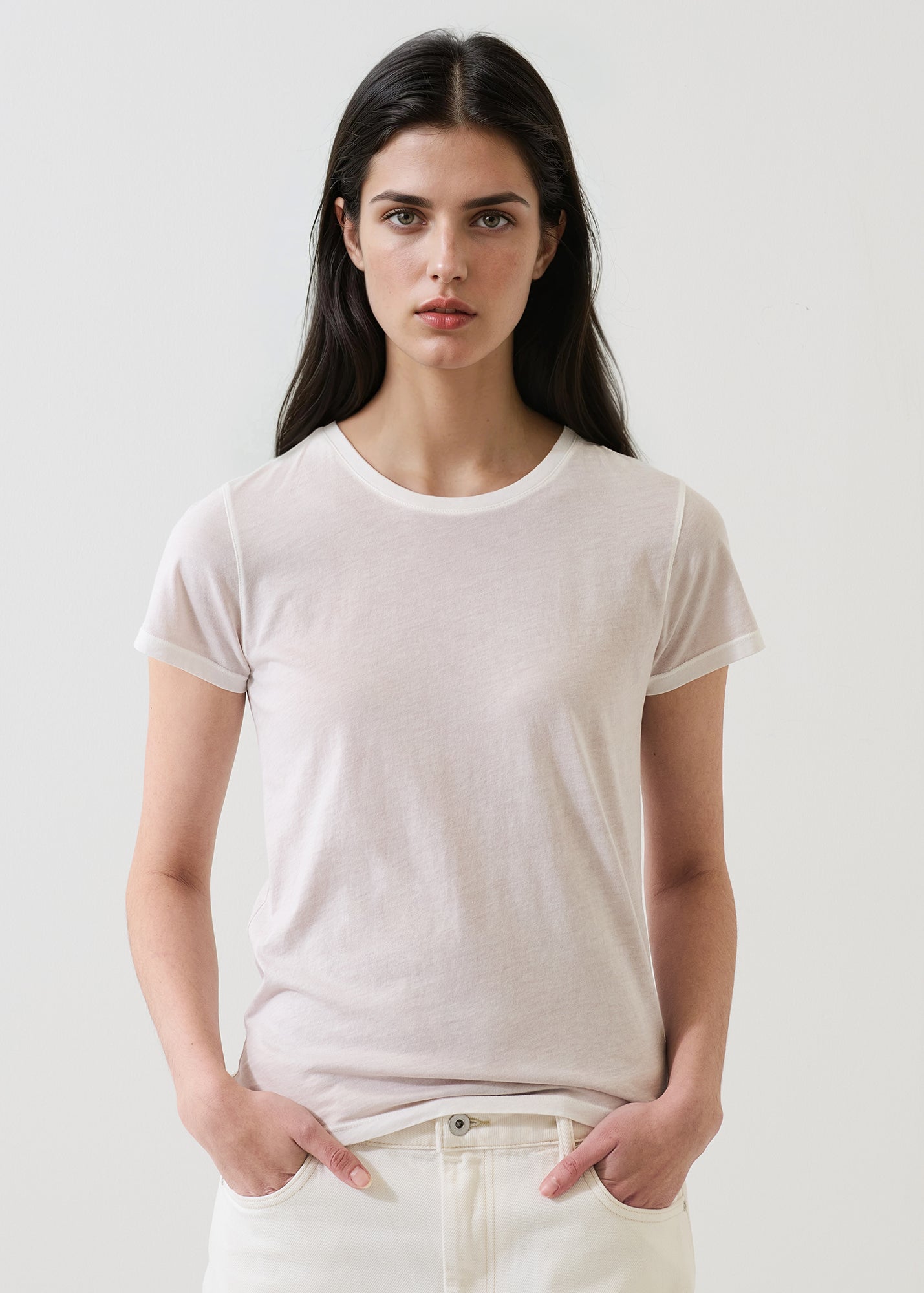 Reverse Spray Lightweight 
Pima Cotton Classic T-Shirt - PATRICK ASSARAF