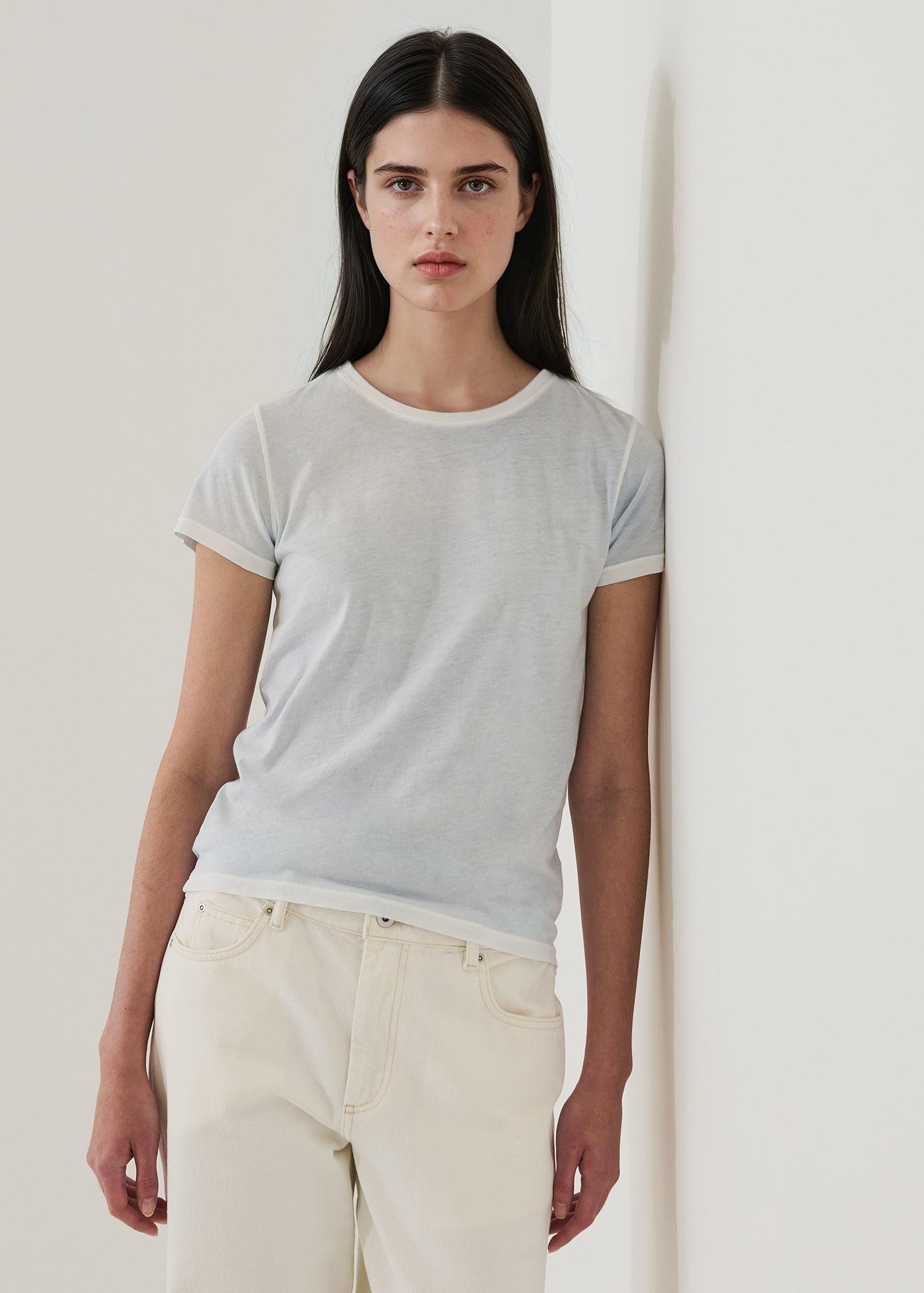 Reverse Spray Lightweight 
Pima Cotton Classic T-Shirt - PATRICK ASSARAF