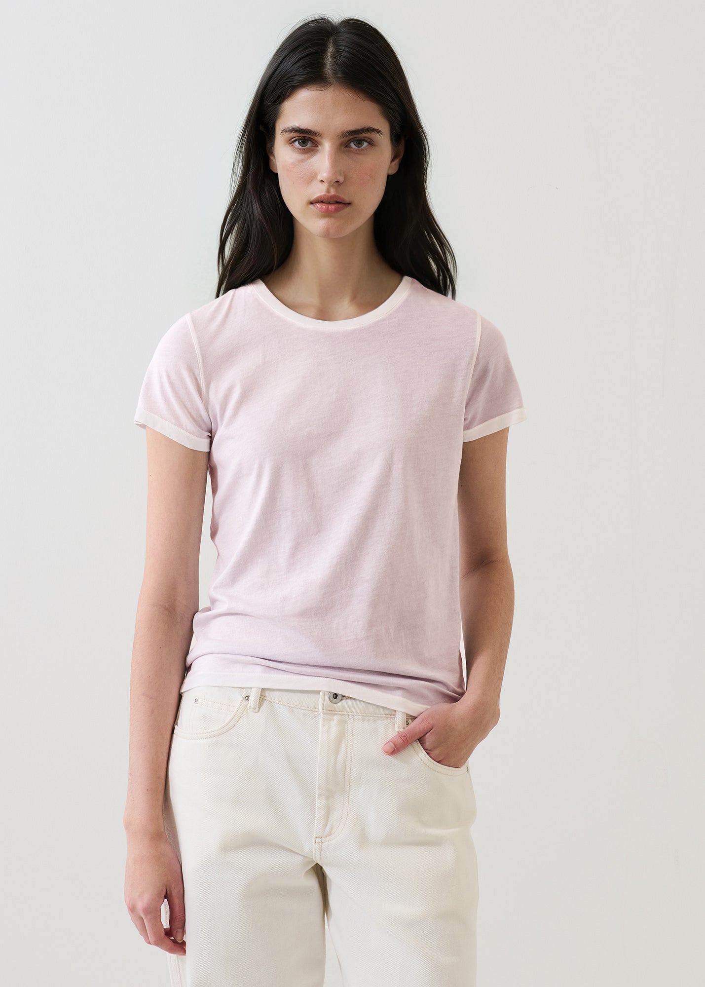 Reverse Spray Lightweight 
Pima Cotton Classic T-Shirt - PATRICK ASSARAF