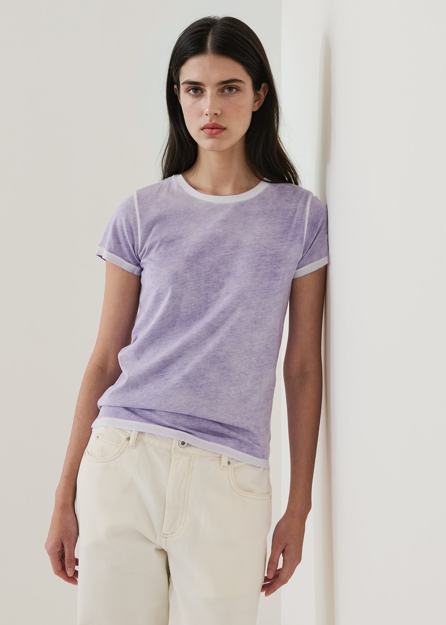 Reverse Spray Lightweight 
Pima Cotton Classic T-Shirt - PATRICK ASSARAF