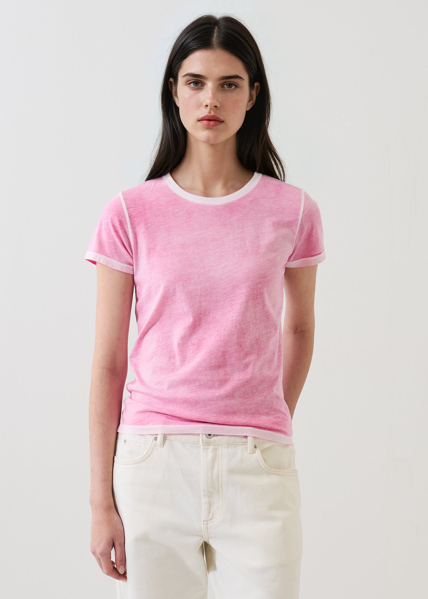 Reverse Spray Lightweight 
Pima Cotton Classic T-Shirt - PATRICK ASSARAF