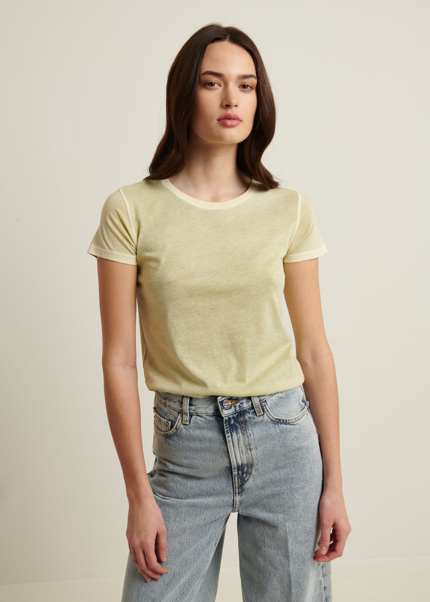Reverse Spray Lightweight Pima Cotton T-Shirt