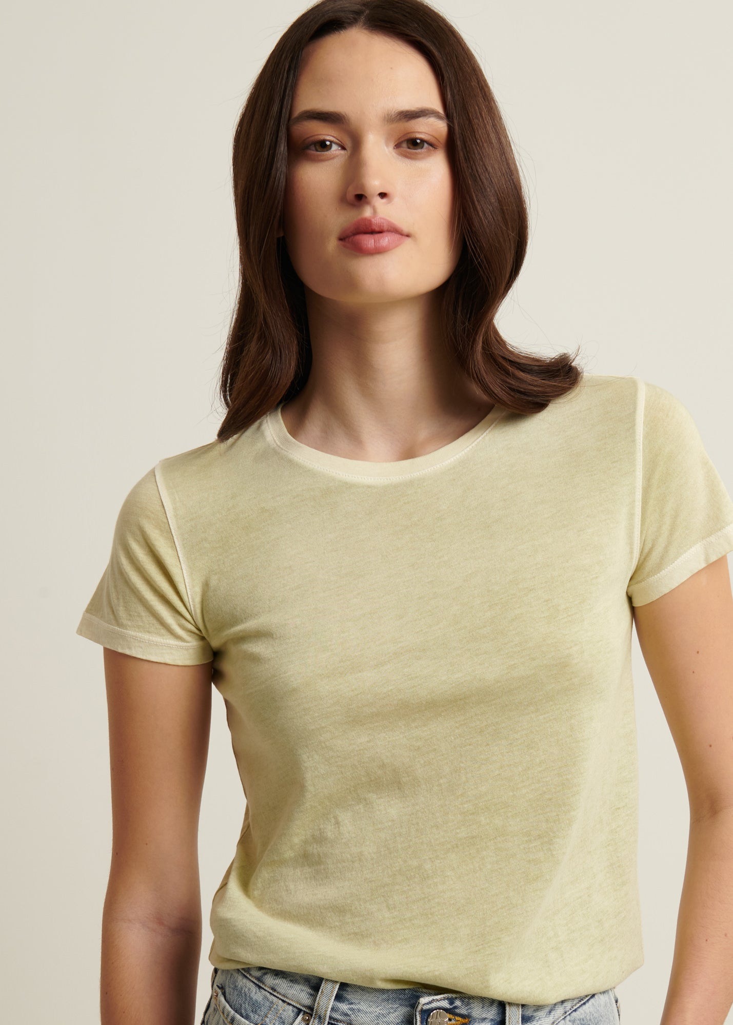 Reverse Spray Lightweight Pima Cotton T-Shirt
