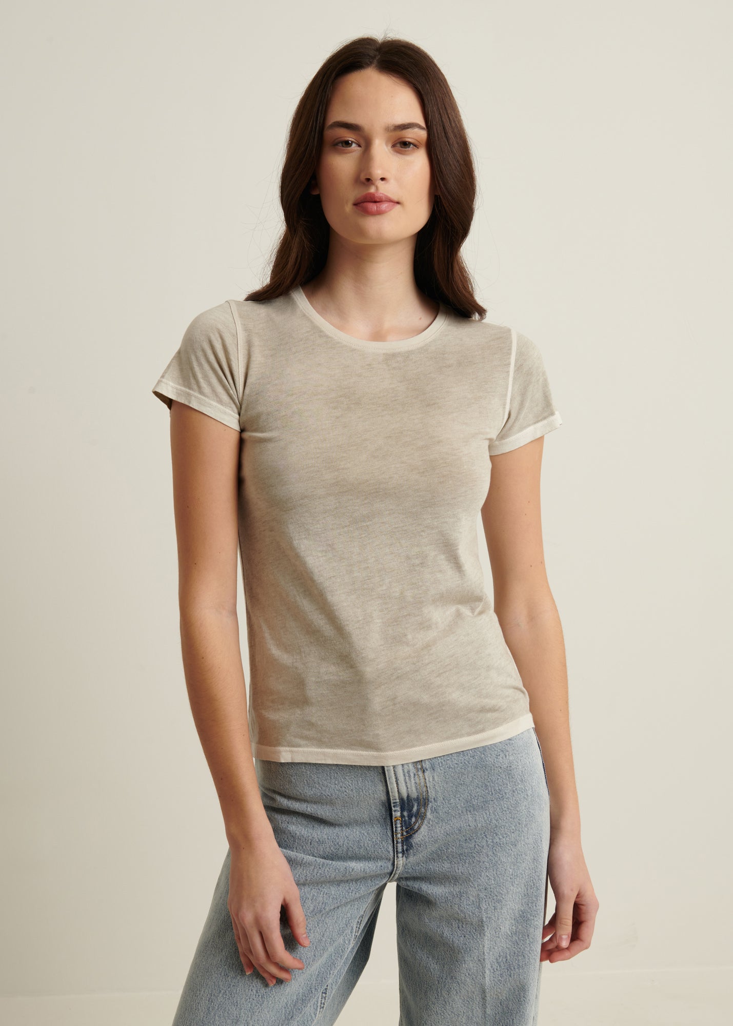 Reverse Spray Lightweight Pima Cotton T-Shirt