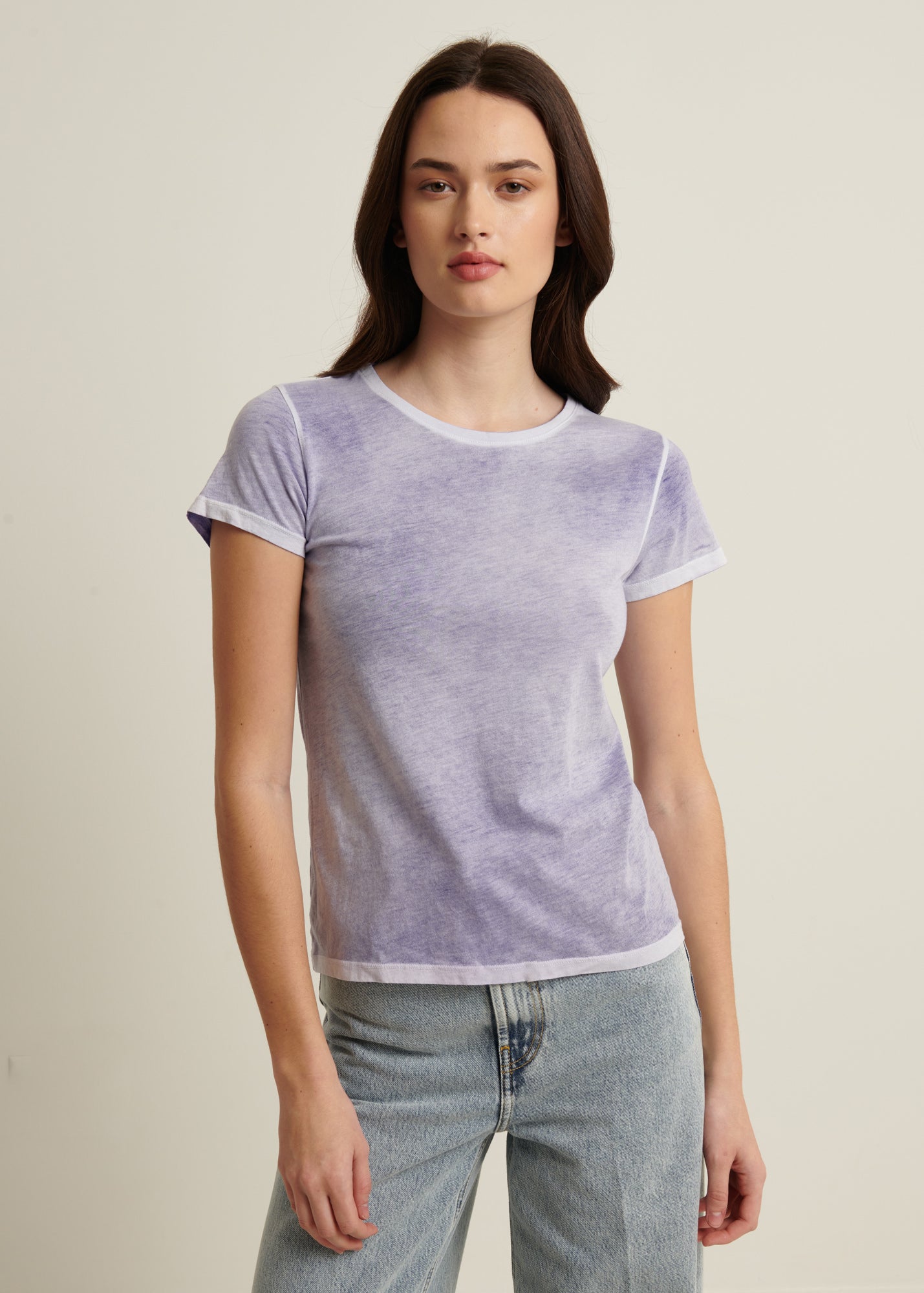 Reverse Spray Lightweight Pima Cotton T-Shirt