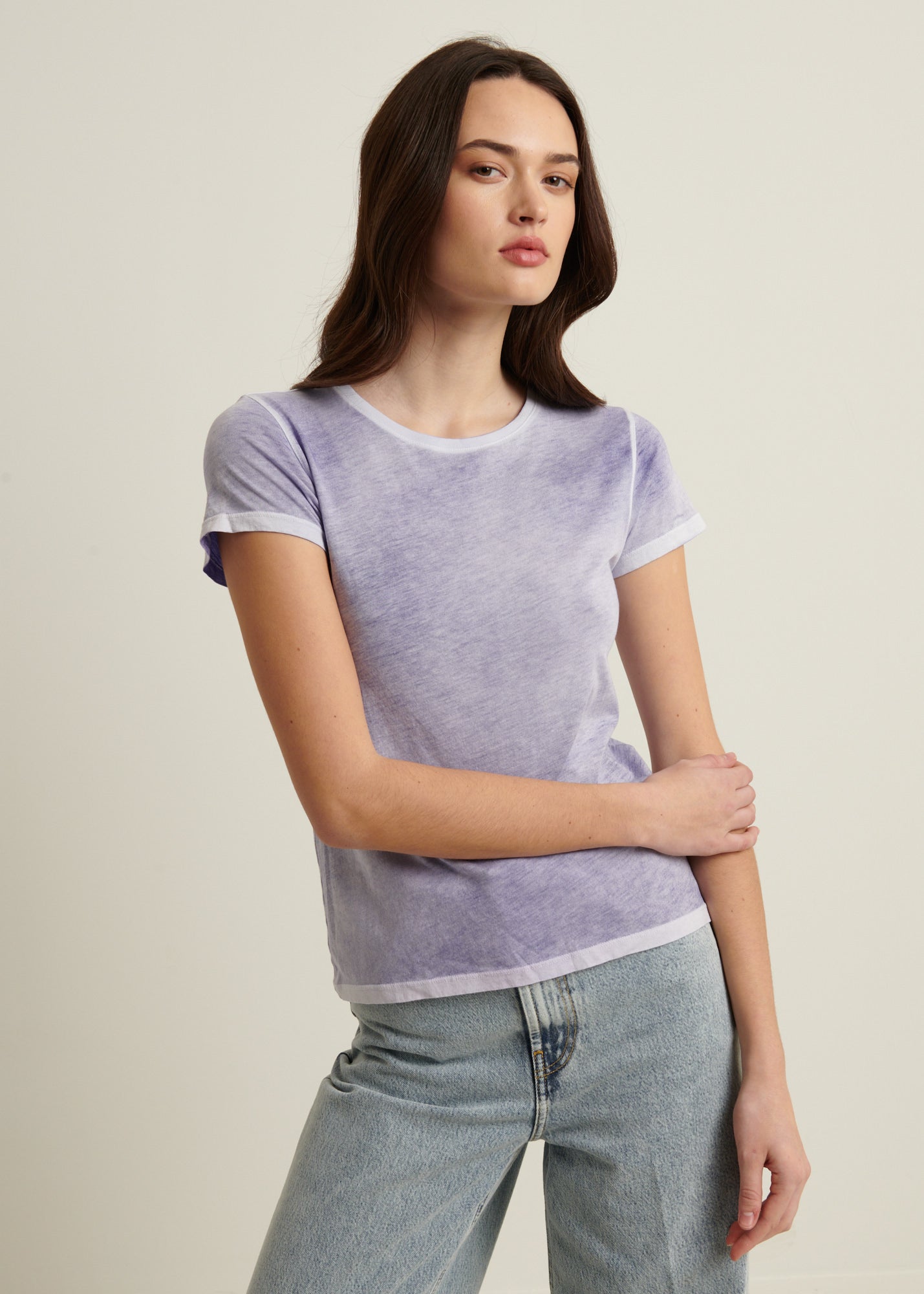 Reverse Spray Lightweight Pima Cotton T-Shirt