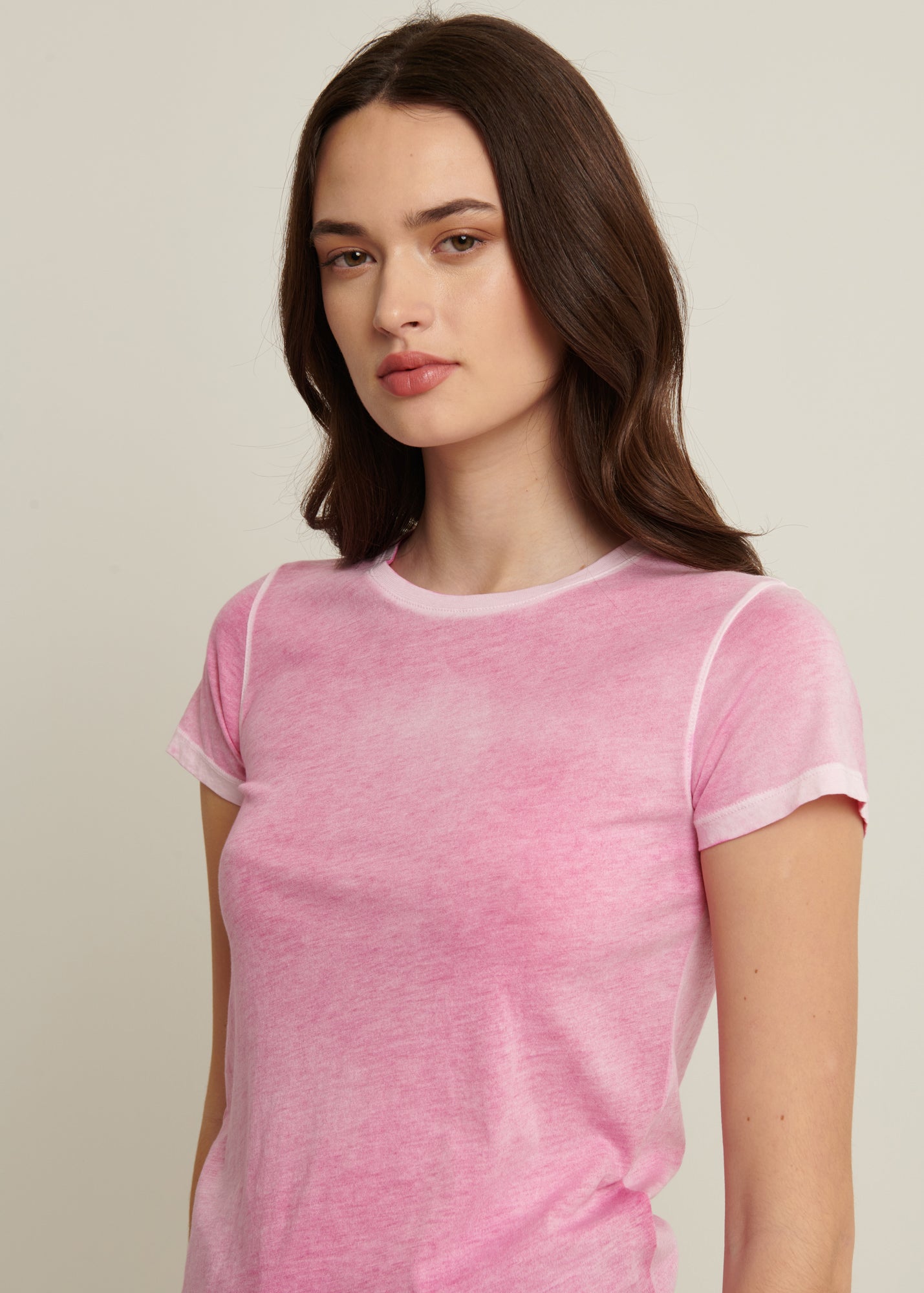 Reverse Spray Lightweight Pima Cotton T-Shirt