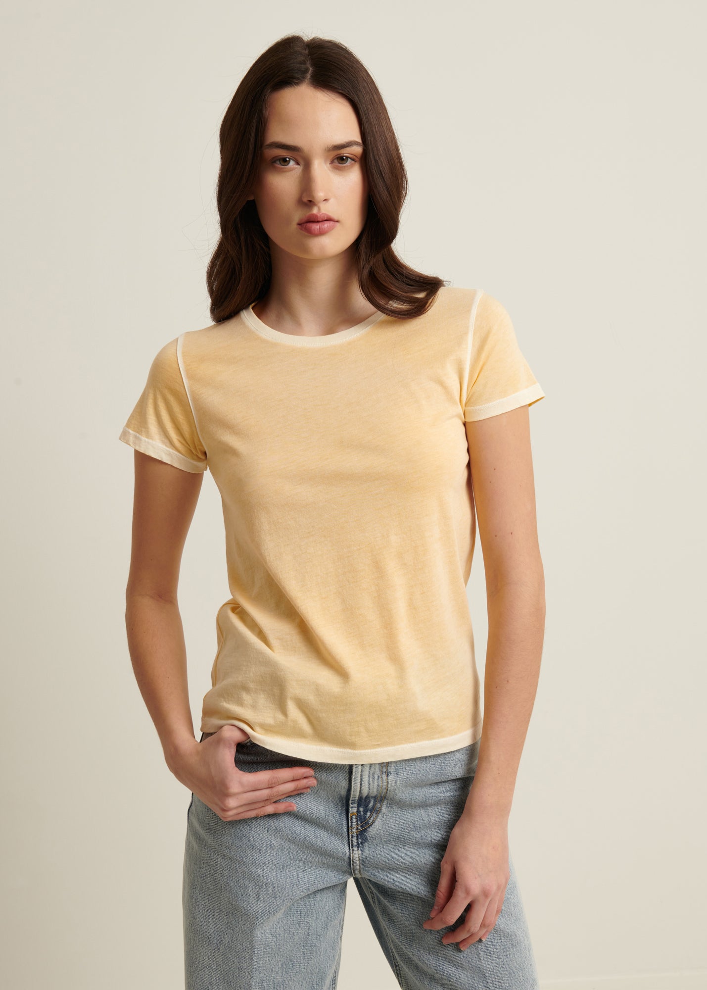 Reverse Spray Lightweight Pima Cotton T-Shirt