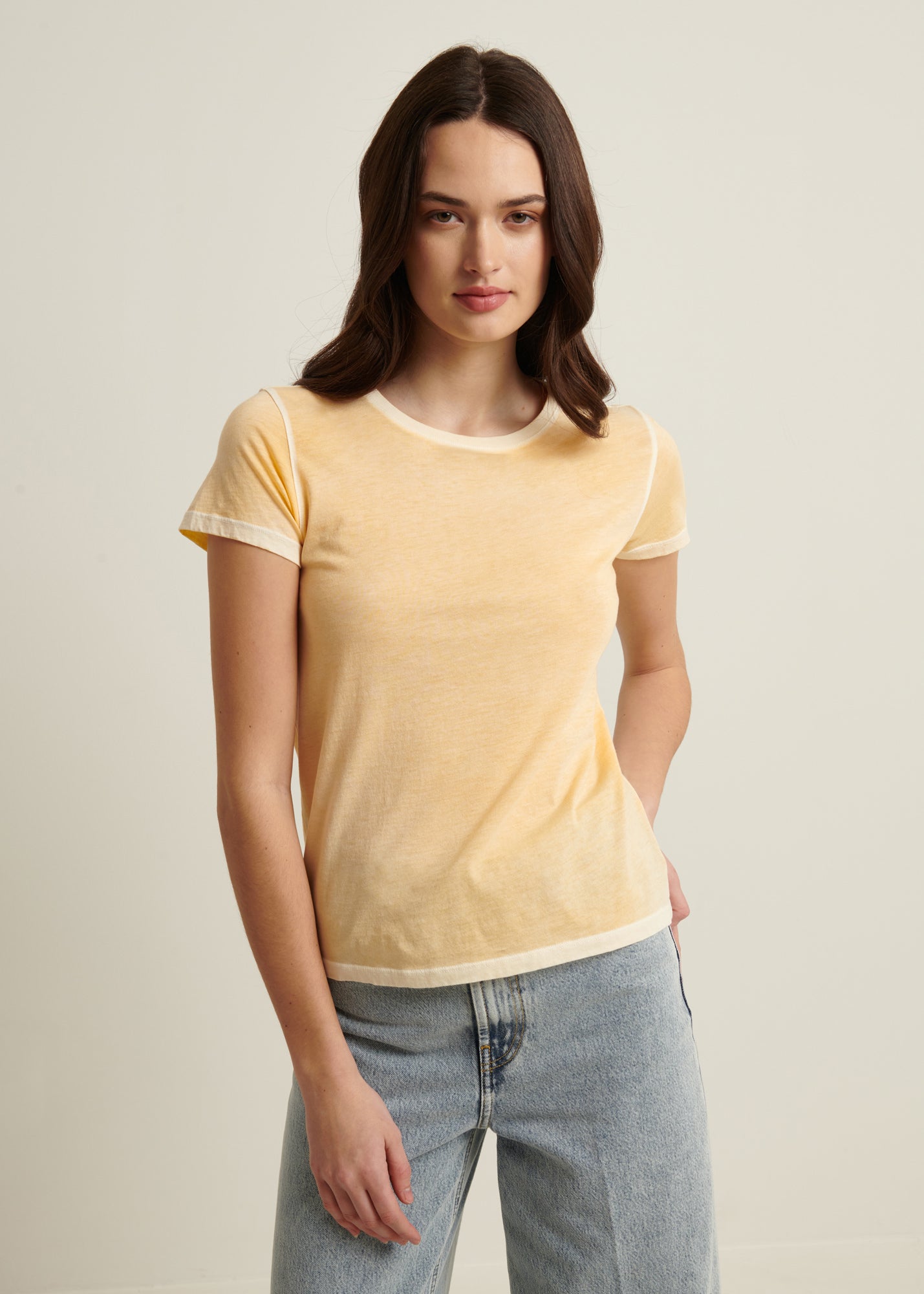 Reverse Spray Lightweight Pima Cotton T-Shirt