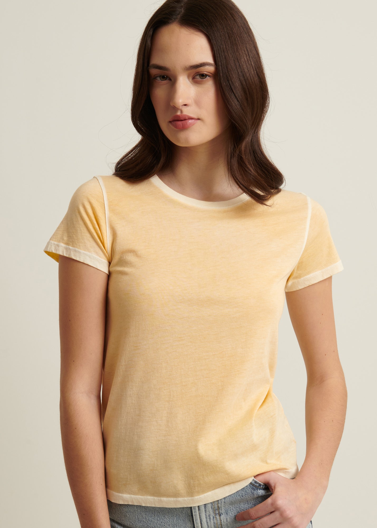 Reverse Spray Lightweight Pima Cotton T-Shirt