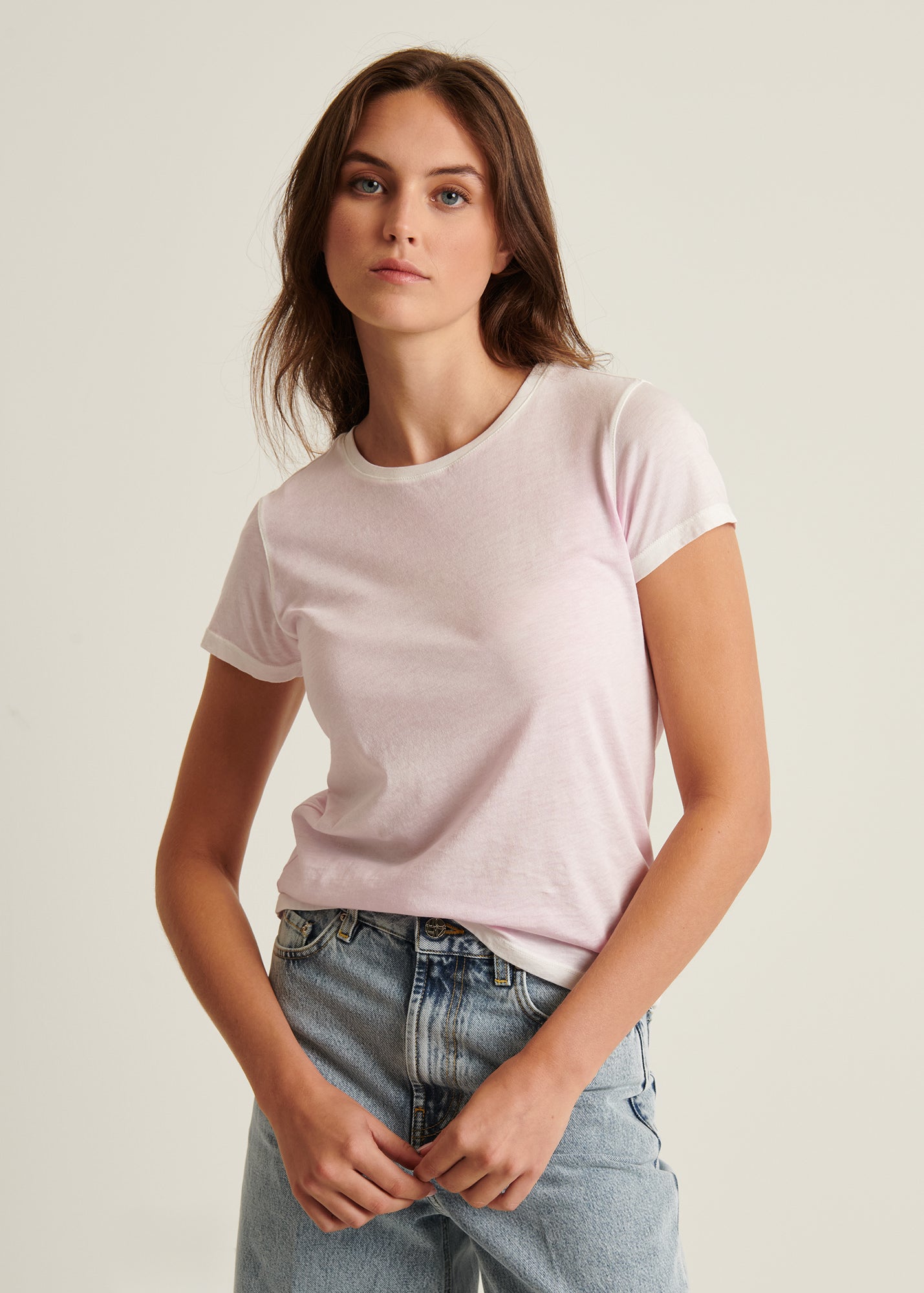 Reverse Spray Lightweight Pima Cotton T-Shirt