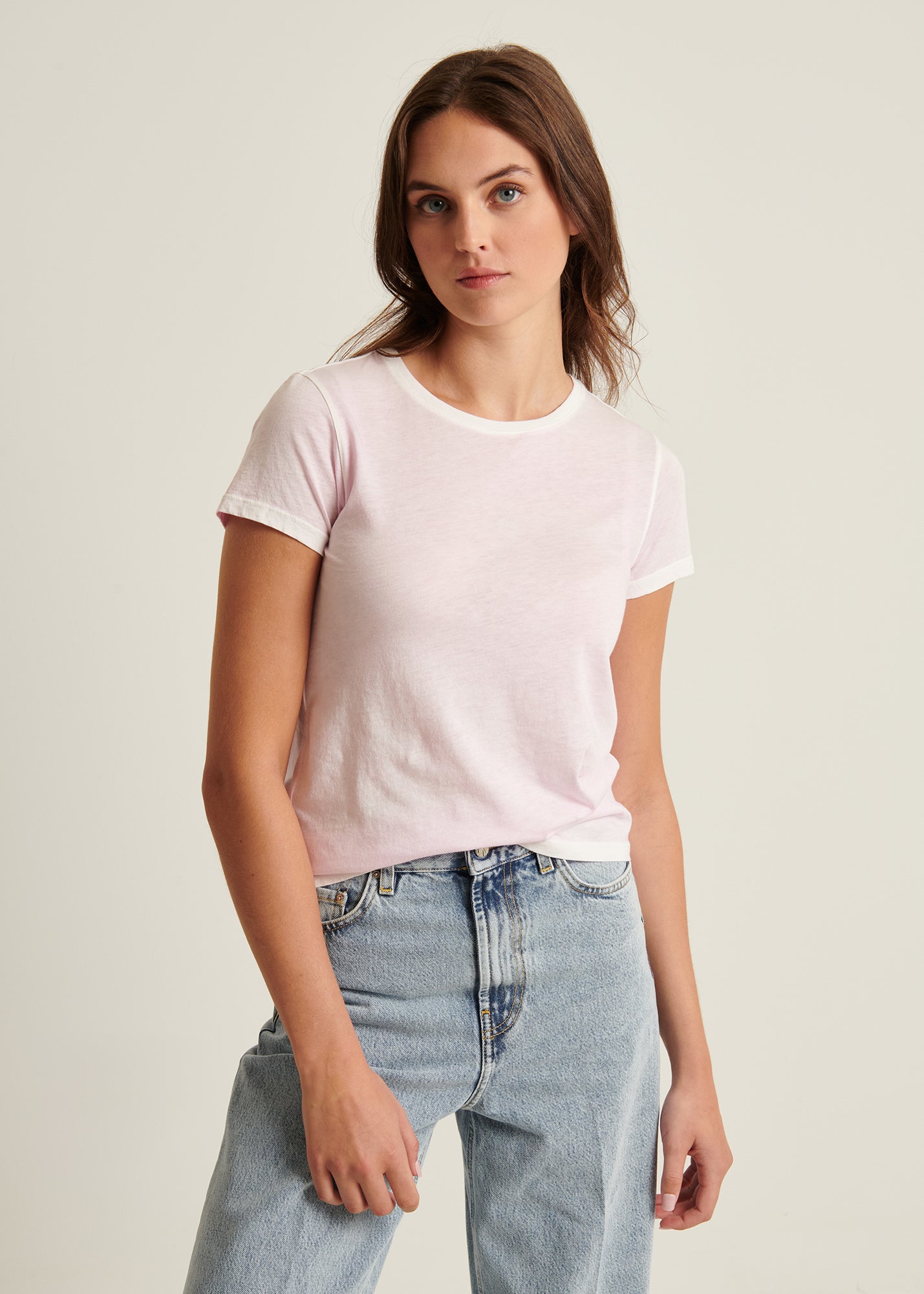 Reverse Spray Lightweight Pima Cotton T-Shirt