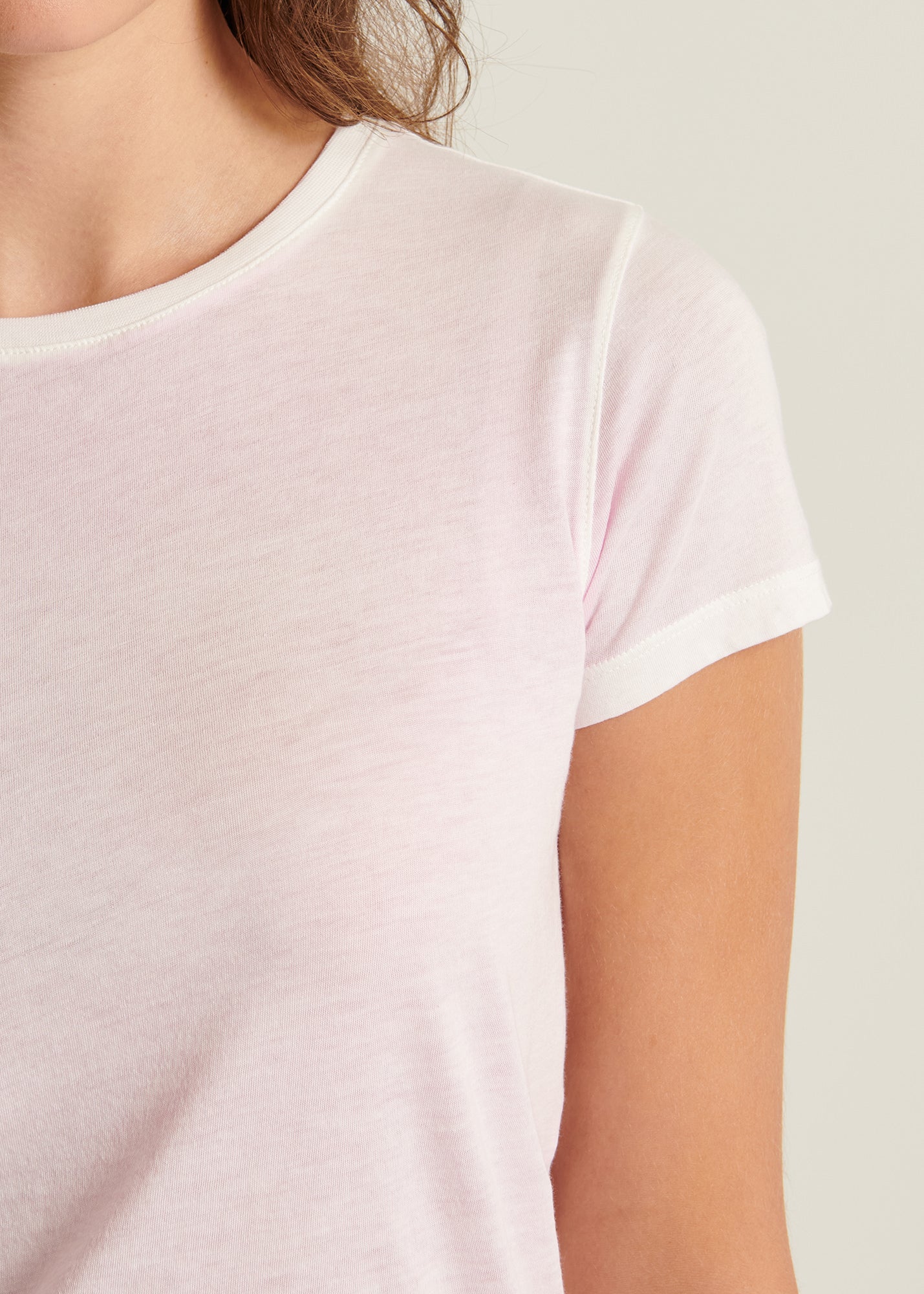 Reverse Spray Lightweight Pima Cotton T-Shirt