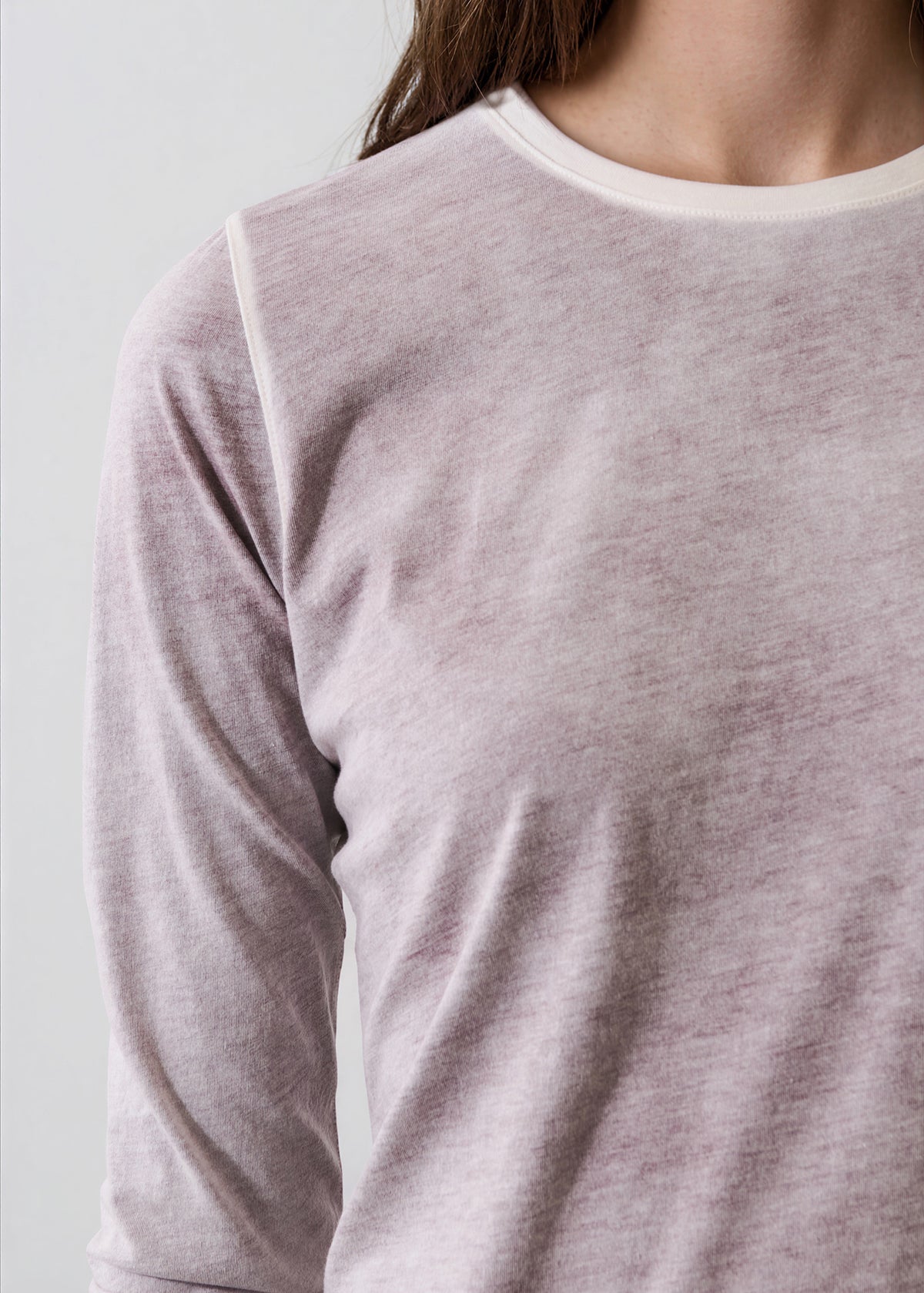 Reverse Spray Lightweight Pima Cotton Crewneck T-Shirt - PATRICK ASSARAF