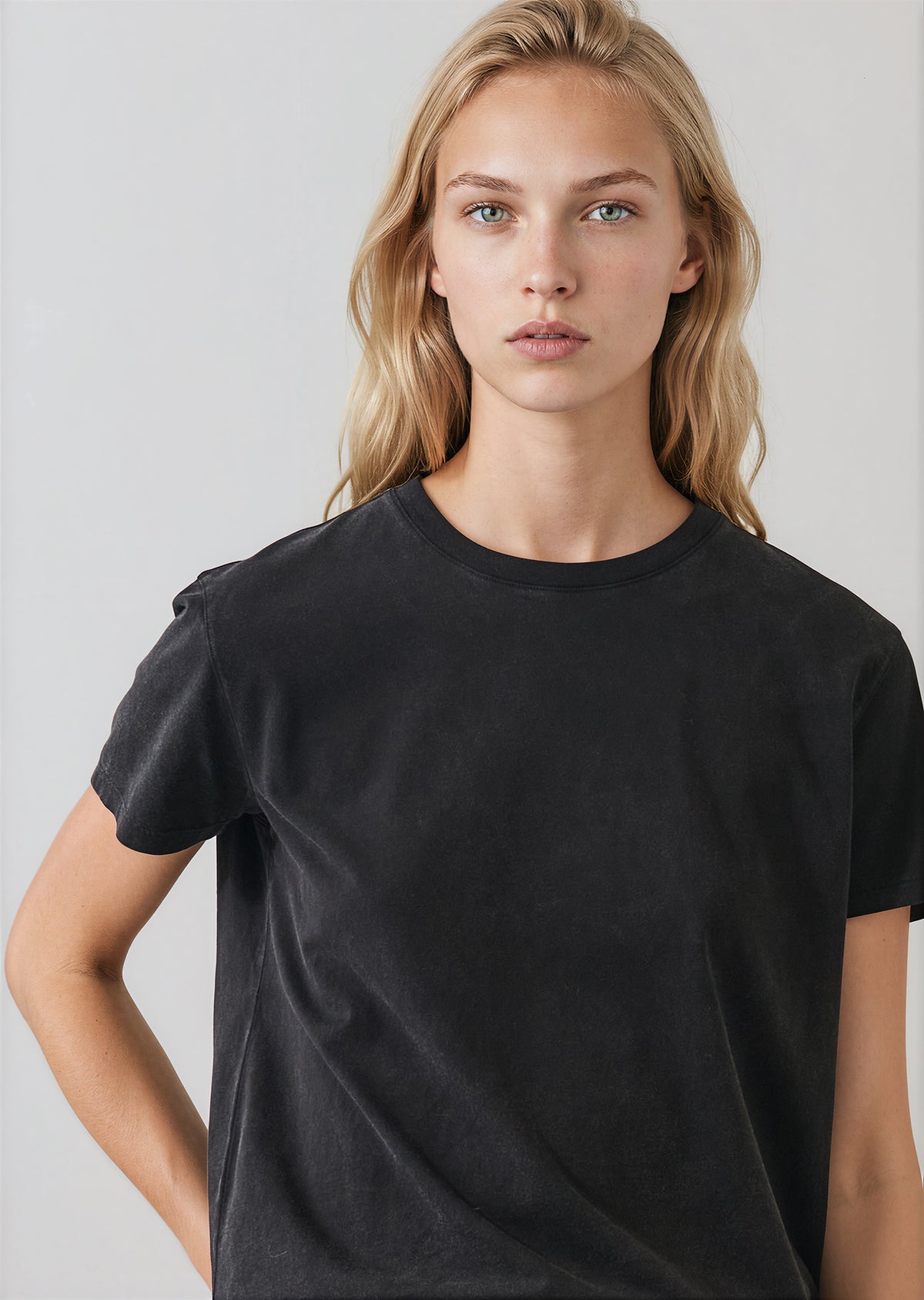 Organic Pima Cotton Boyfriend Kroma Crewneck - PATRICK ASSARAF