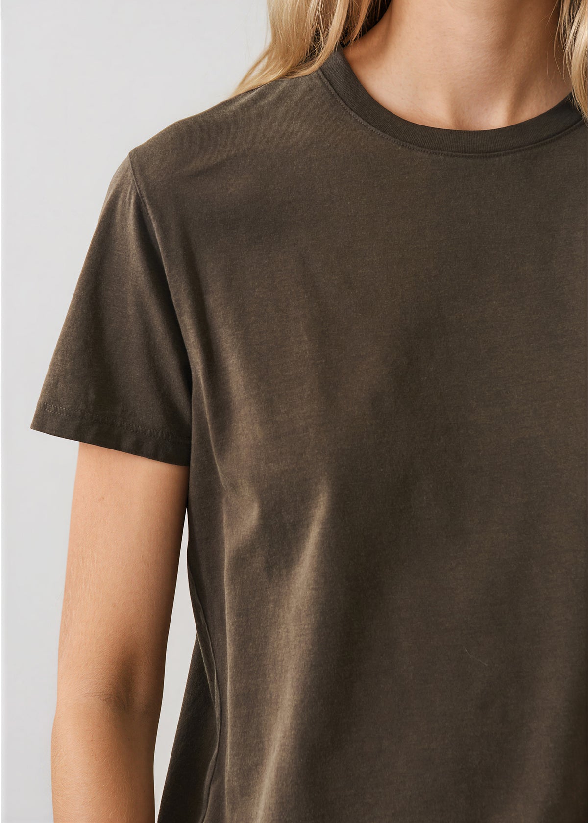 Organic Pima Cotton Boyfriend Kroma Crewneck - PATRICK ASSARAF