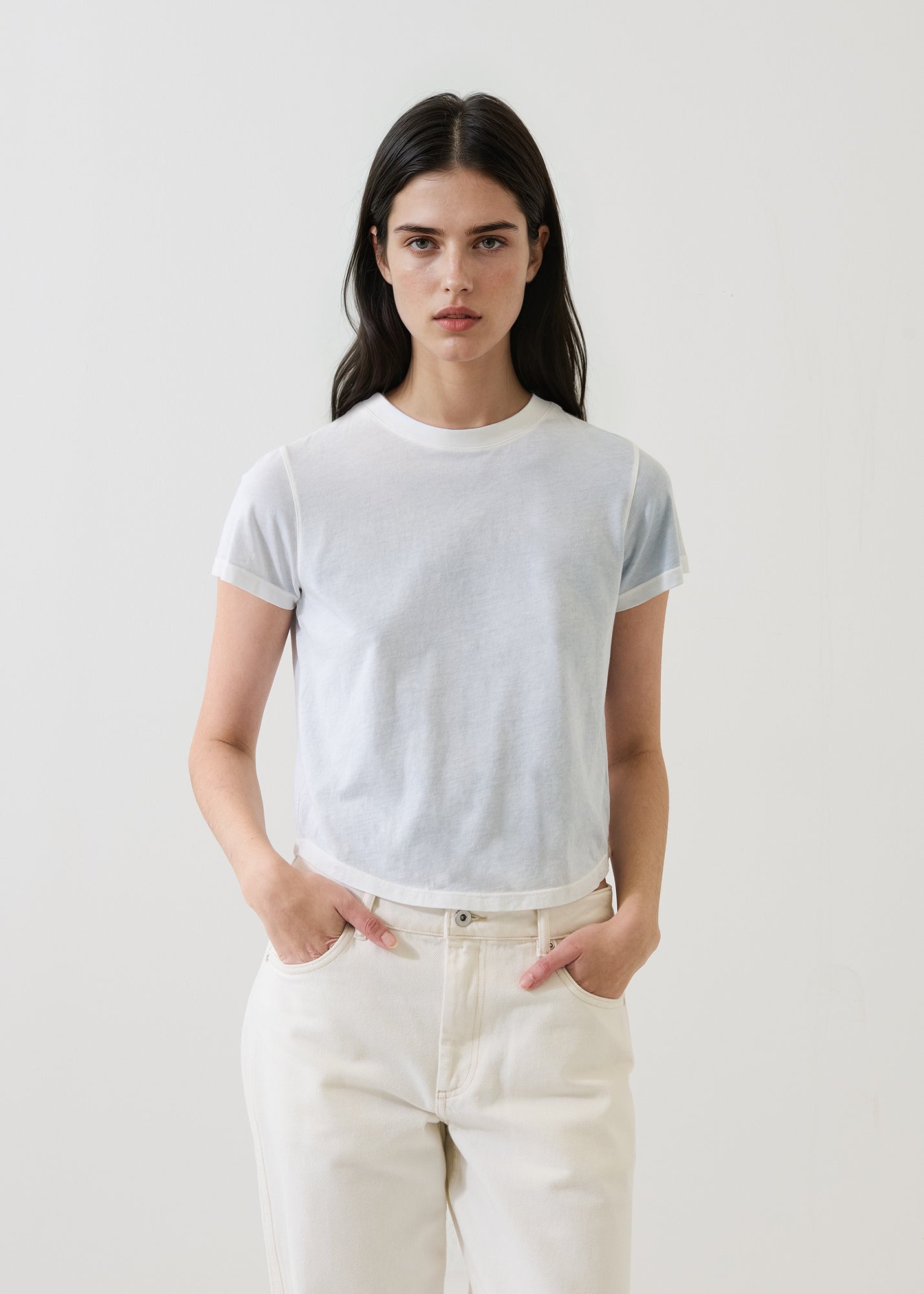 Reverse Spray Lightweight Pima Cotton Baby T-Shirt - PATRICK ASSARAF