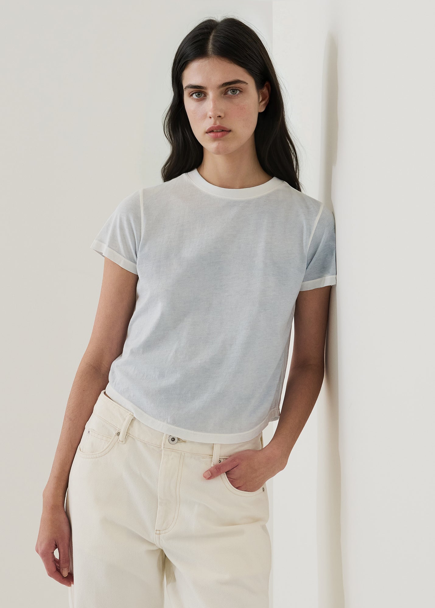 Reverse Spray Lightweight Pima Cotton Baby T-Shirt - PATRICK ASSARAF