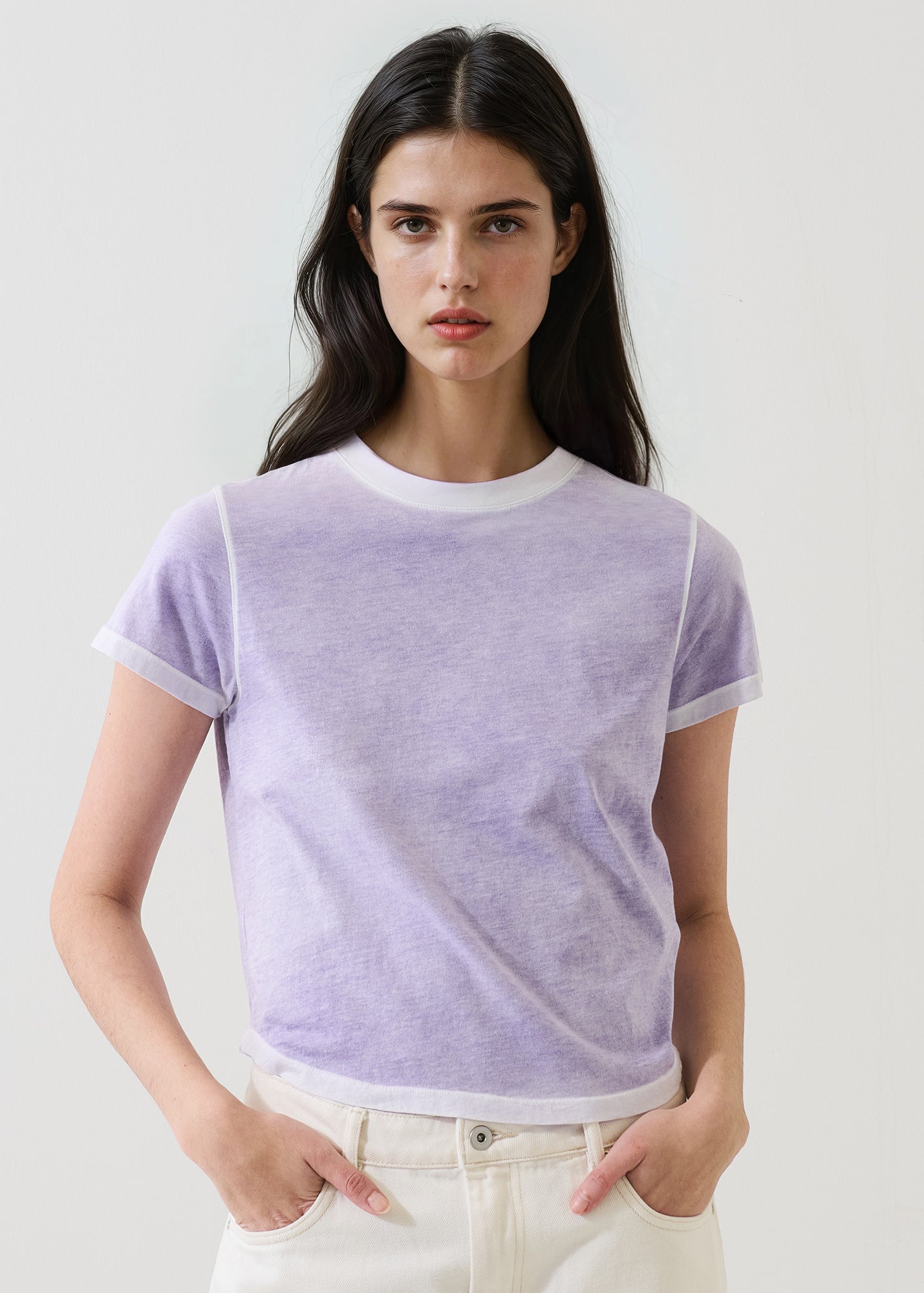 Reverse Spray Lightweight Pima Cotton Baby T-Shirt - PATRICK ASSARAF
