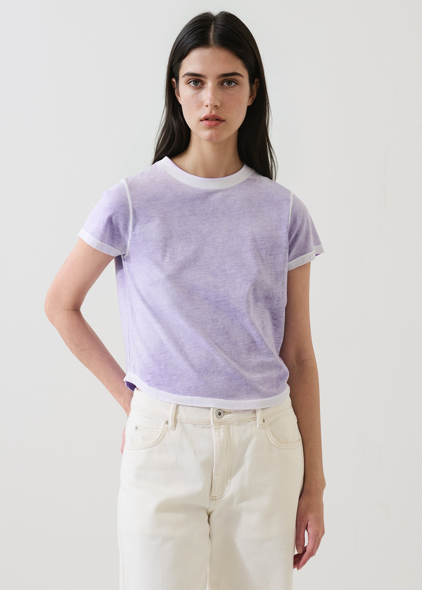 Reverse Spray Lightweight Pima Cotton Baby T-Shirt - PATRICK ASSARAF