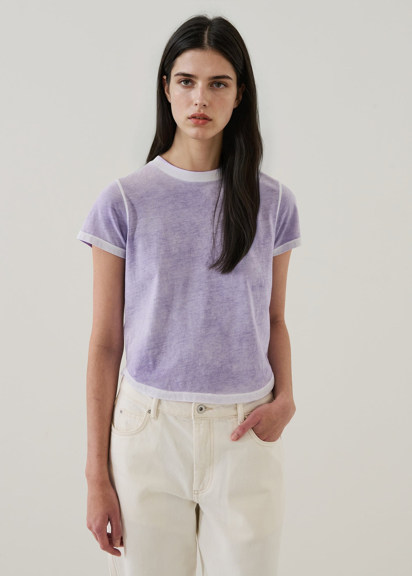 Reverse Spray Lightweight Pima Cotton Baby T-Shirt - PATRICK ASSARAF