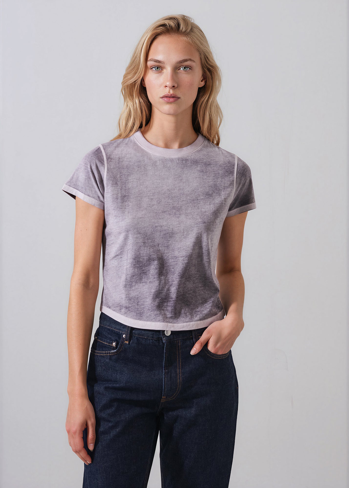 Reverse Spray Lightweight Pima Cotton Baby T-Shirt - PATRICK ASSARAF