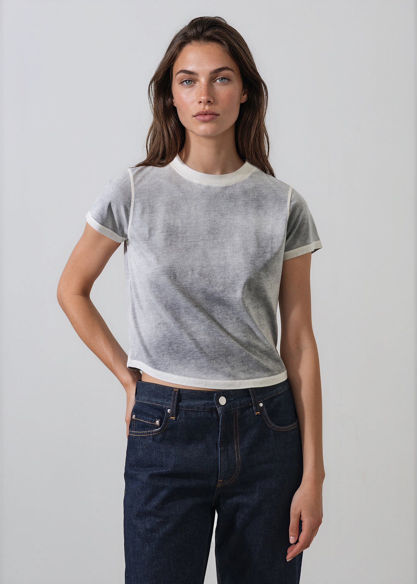 Reverse Spray Lightweight Pima Cotton Baby T-Shirt - PATRICK ASSARAF