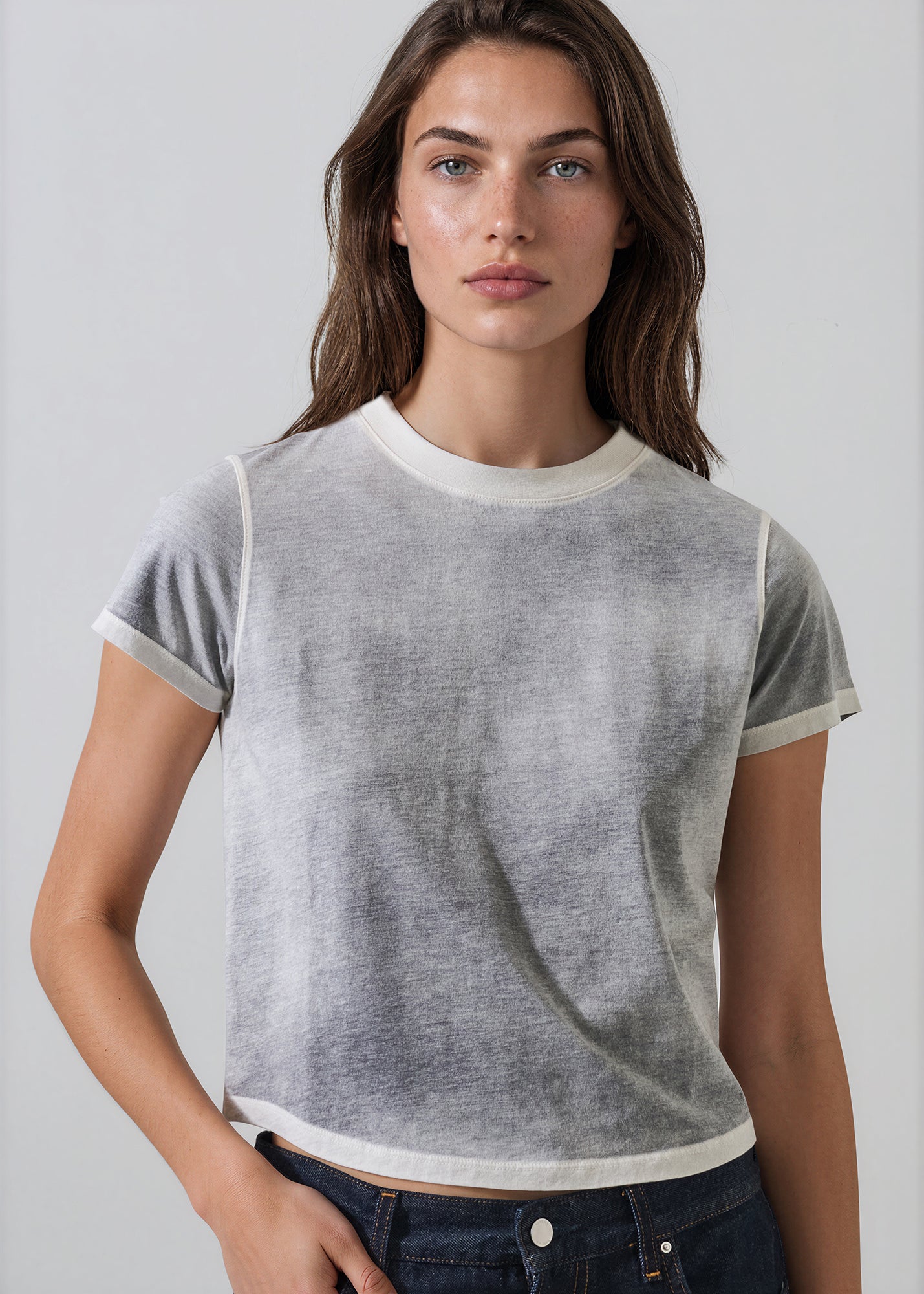Reverse Spray Lightweight Pima Cotton Baby T-Shirt - PATRICK ASSARAF