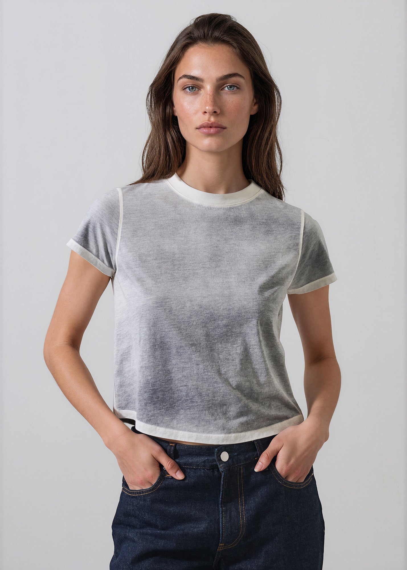 Reverse Spray Lightweight Pima Cotton Baby T-Shirt - PATRICK ASSARAF