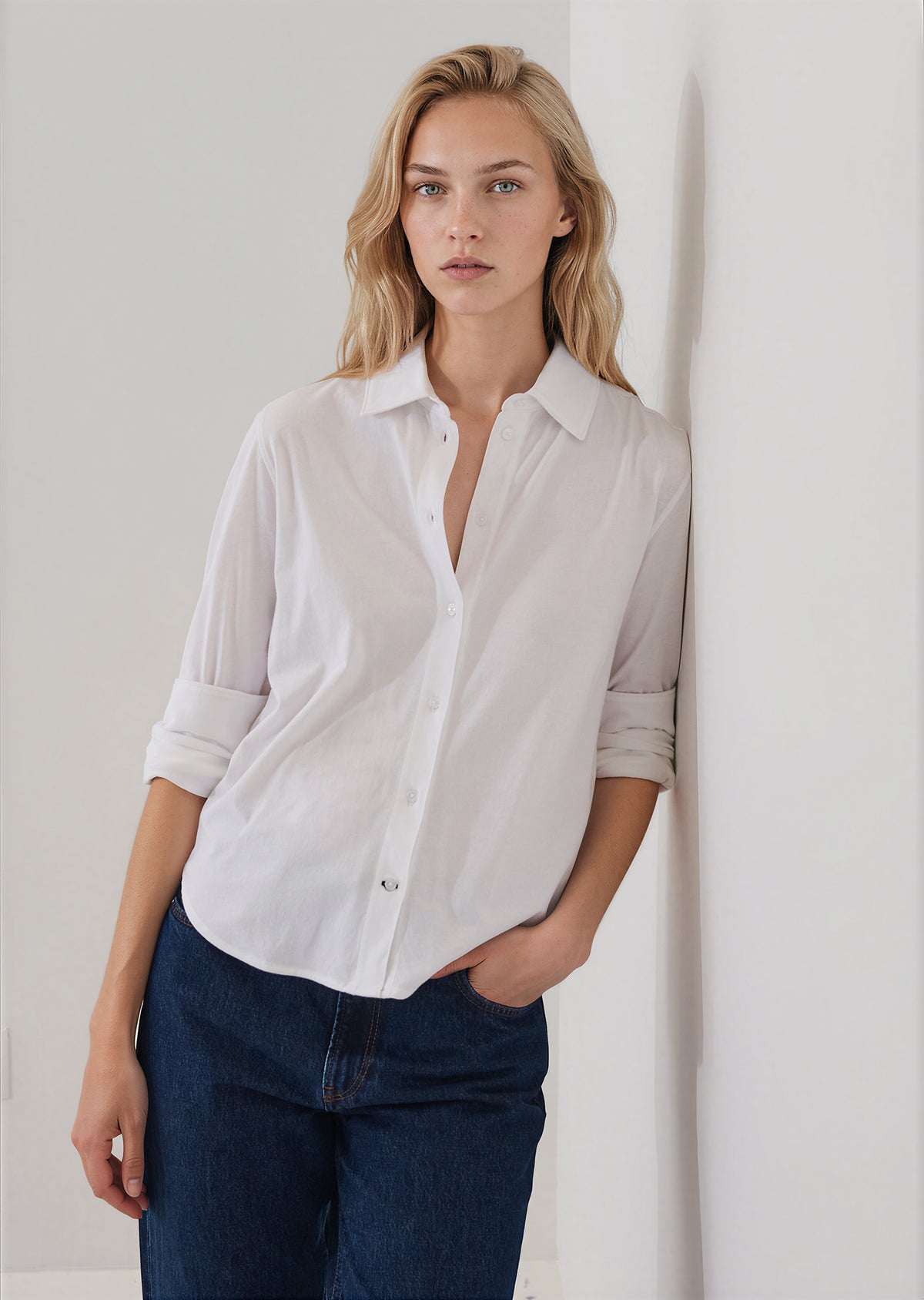 Organic Cotton Relaxed Shirt - PATRICK ASSARAF