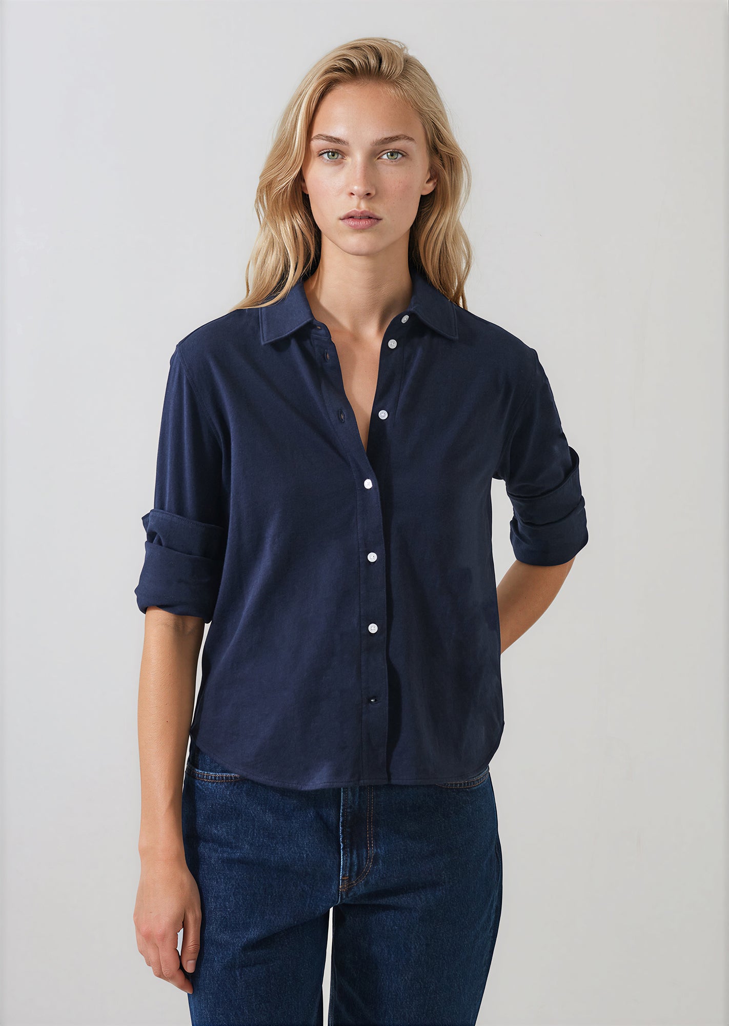 Organic Cotton Relaxed Shirt - PATRICK ASSARAF