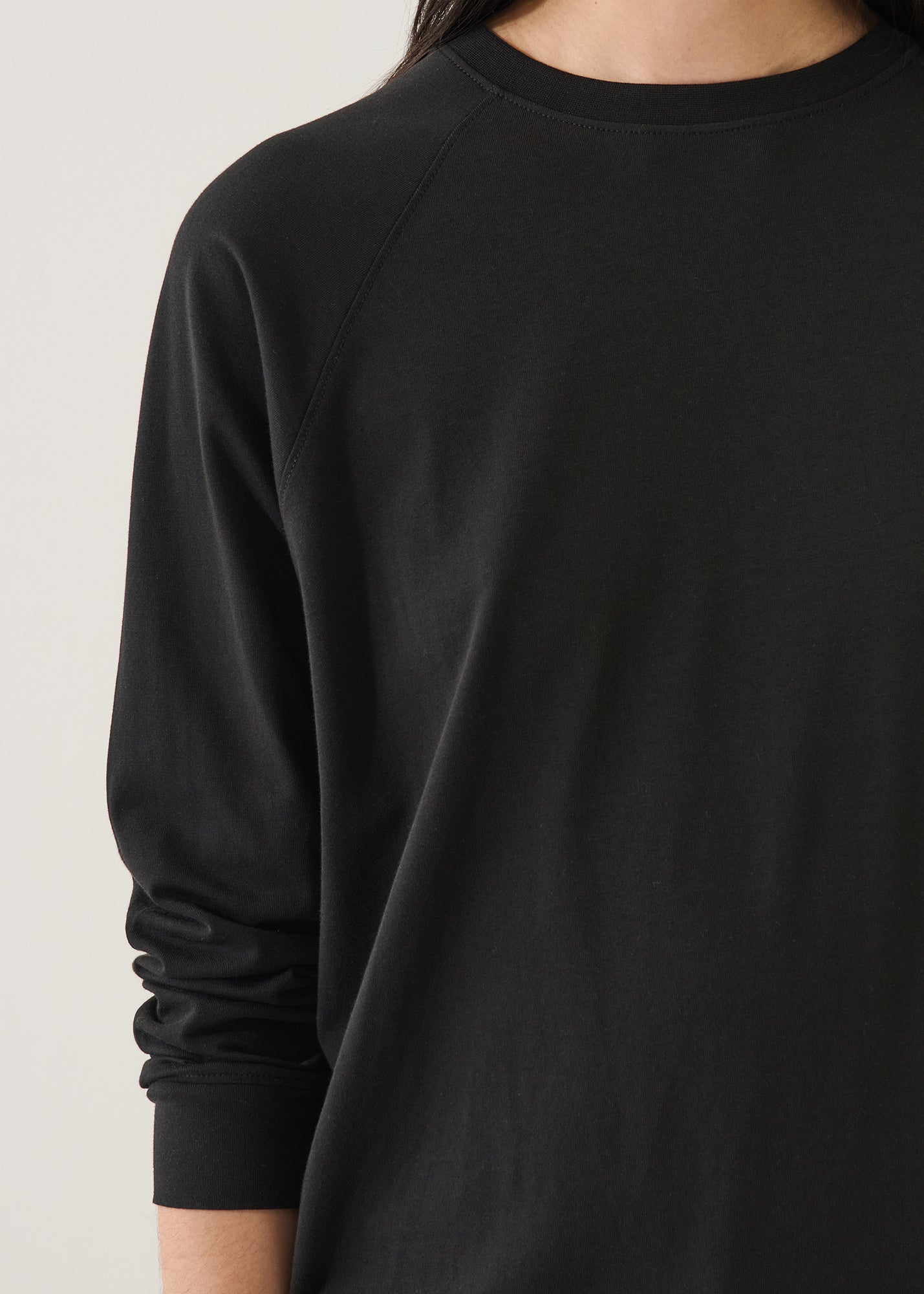 Pima Cotton Stretch Oversized Sweatshirt