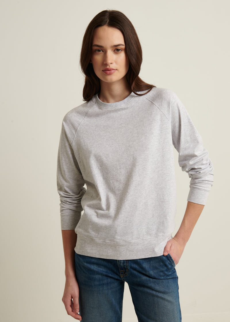 Pima Cotton Stretch Oversized Sweatshirt