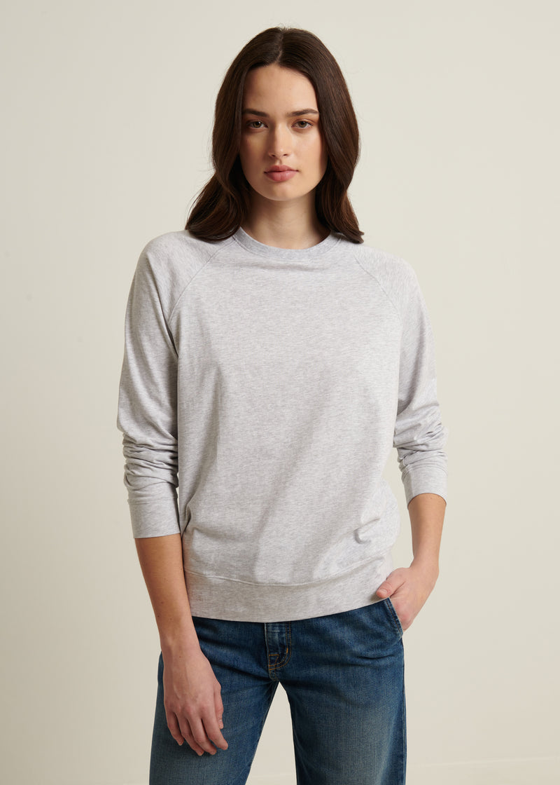 Pima Cotton Stretch Oversized Sweatshirt