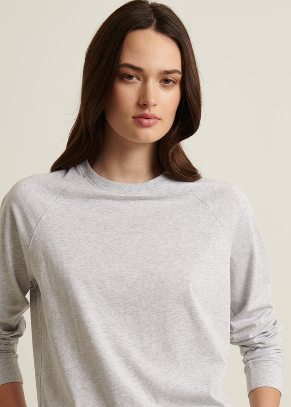 Pima Cotton Stretch Oversized Sweatshirt