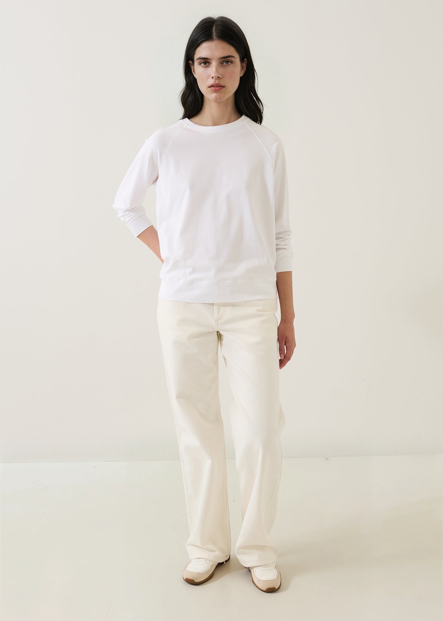 Pima Cotton Stretch Oversized Sweatshirt - PATRICK ASSARAF