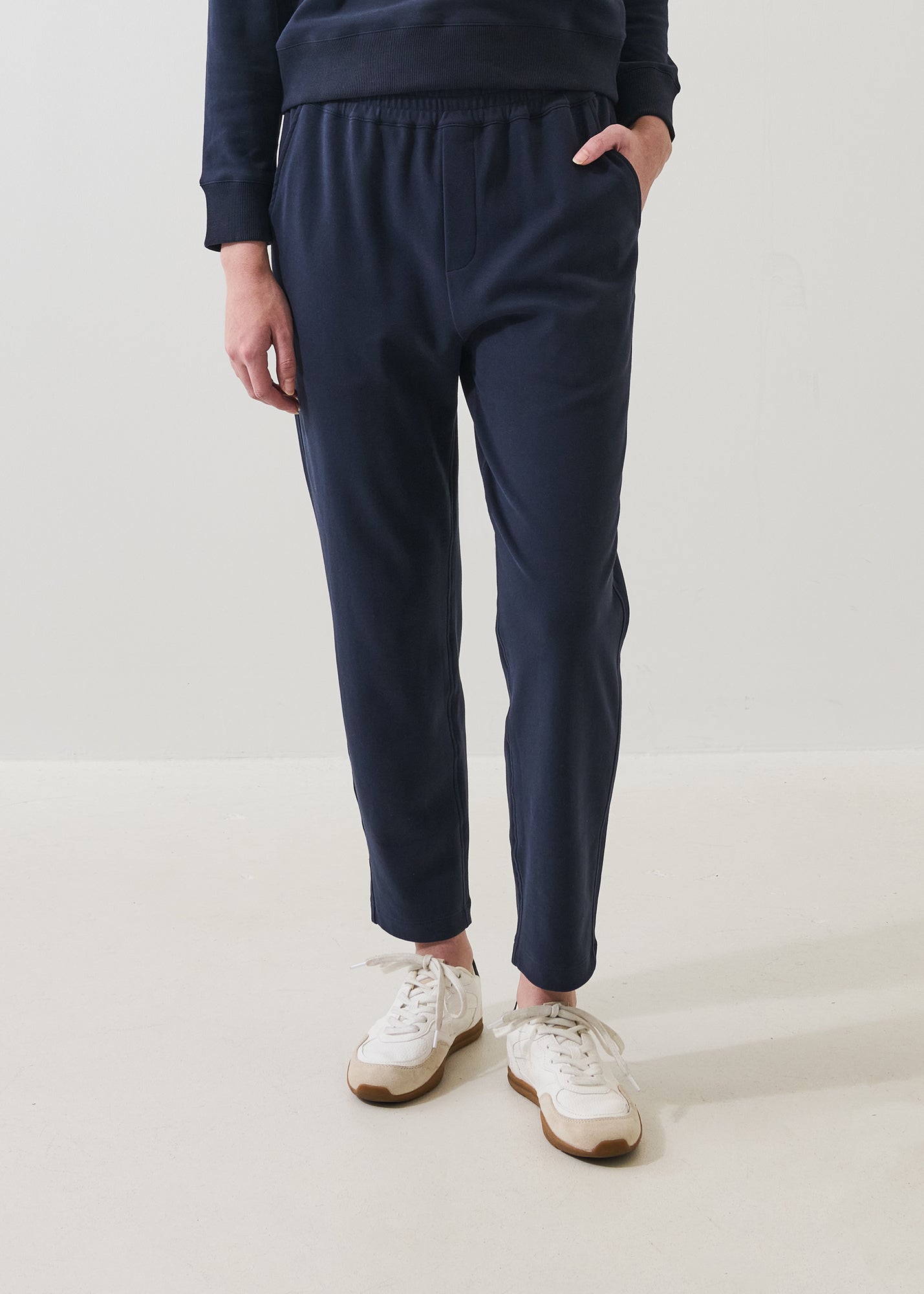 Brushed Pima Cotton Tapered Pant - PATRICK ASSARAF
