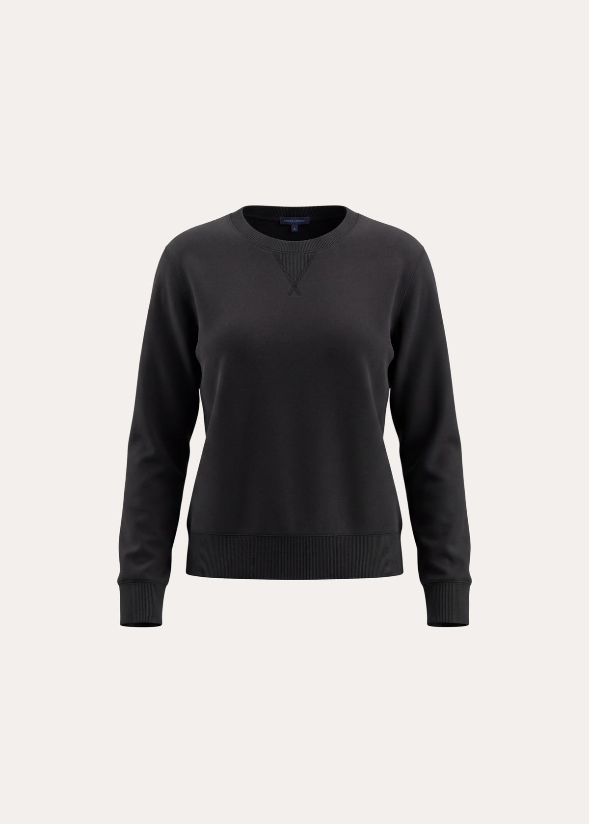 Brushed Pima Cotton Cropped Sweatshirt - PATRICK ASSARAF