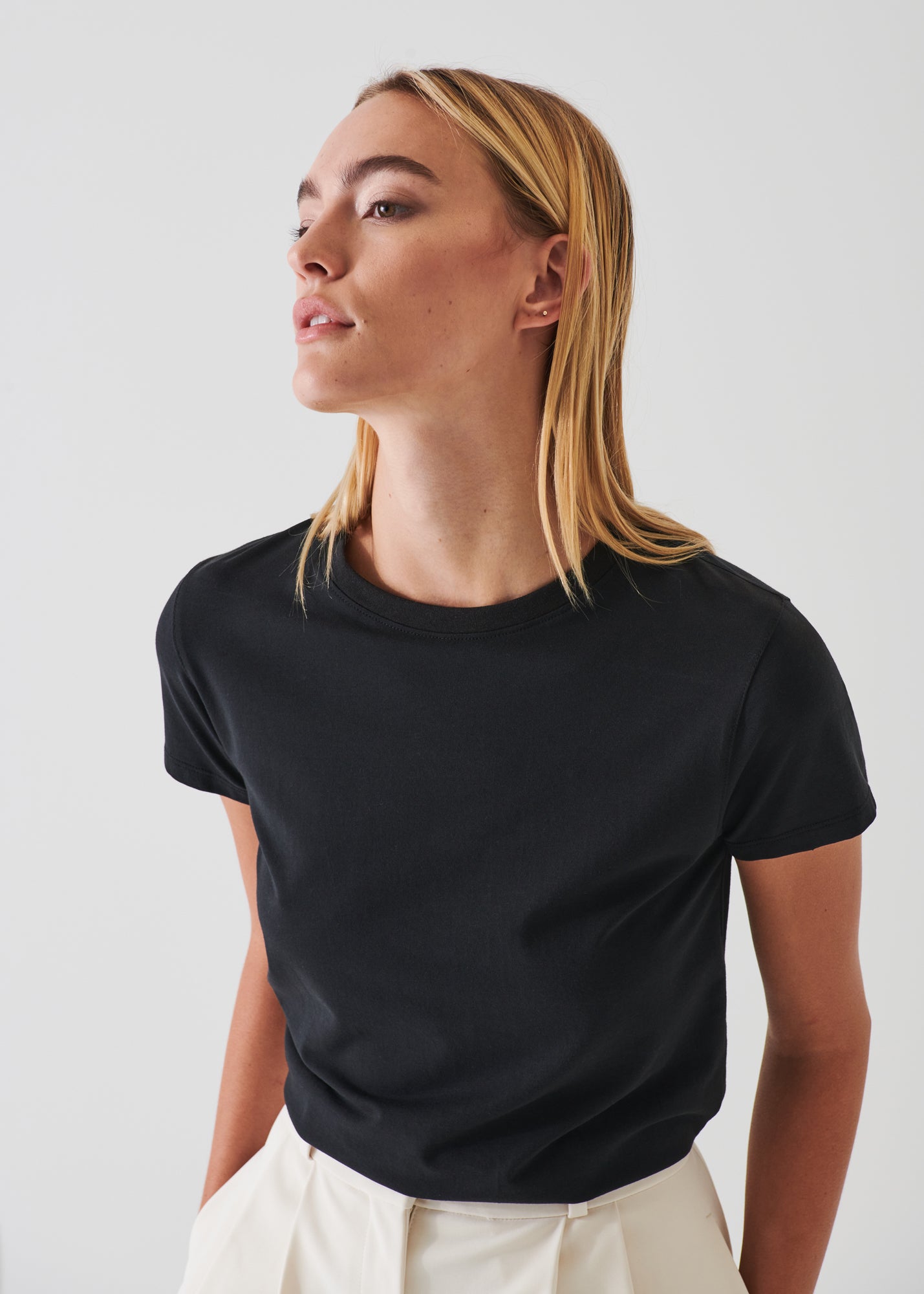 Pima Cotton Stretch Slim T-Shirt
