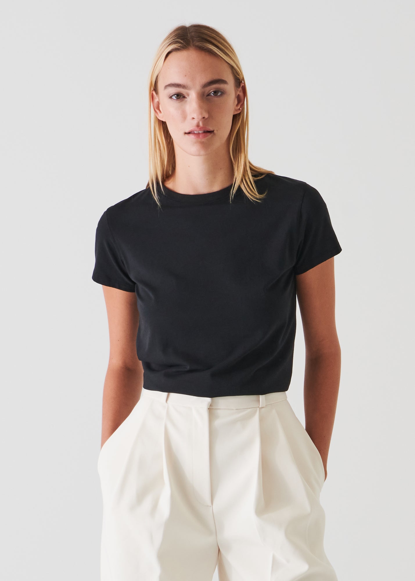 Pima Cotton Stretch Slim T-Shirt