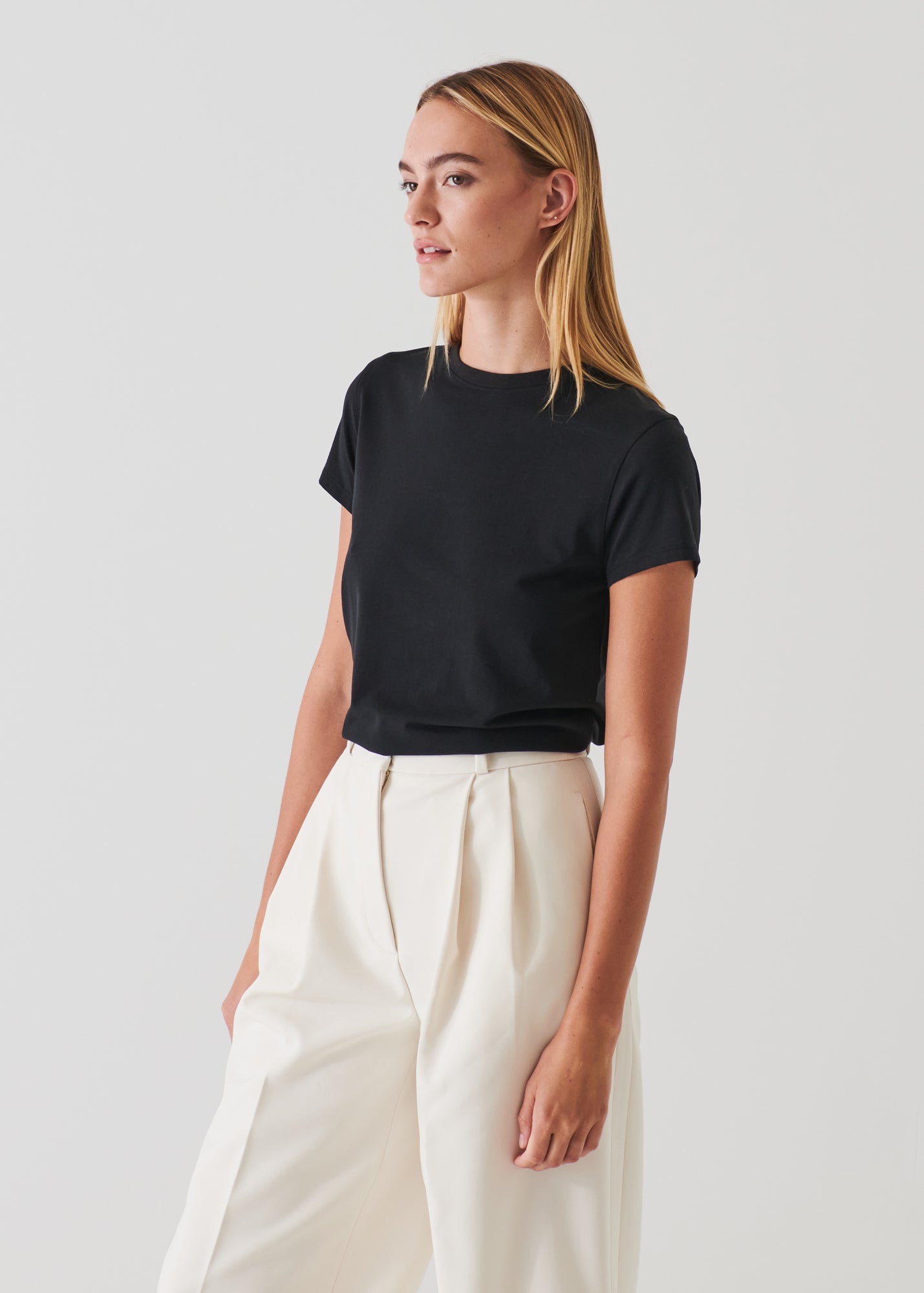 Pima Cotton Stretch Slim T-Shirt