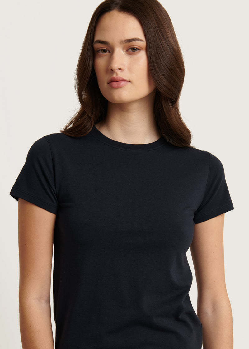 Pima Cotton Stretch Slim T-Shirt