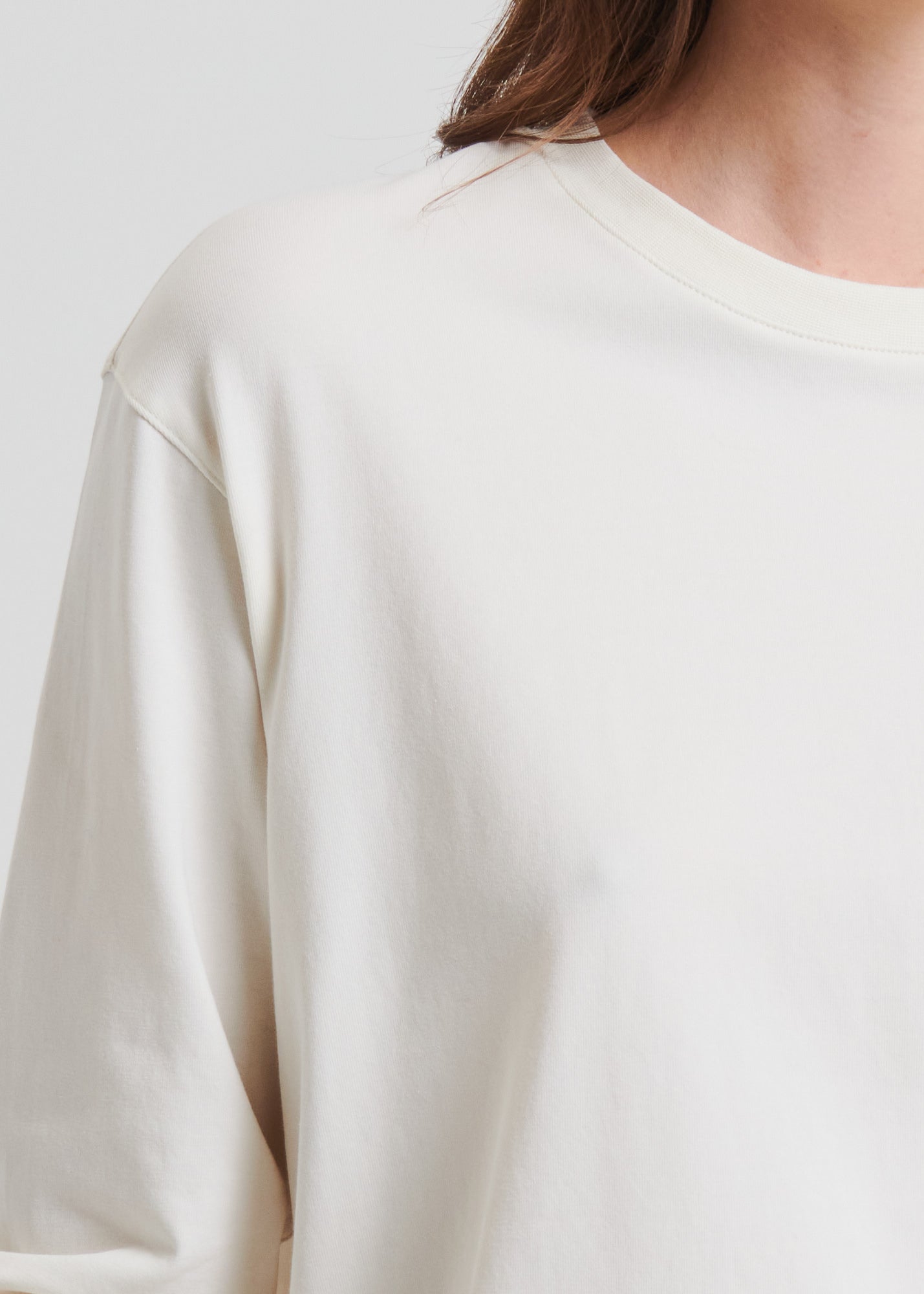 Pima Cotton Stretch Boyfriend Long Sleeve