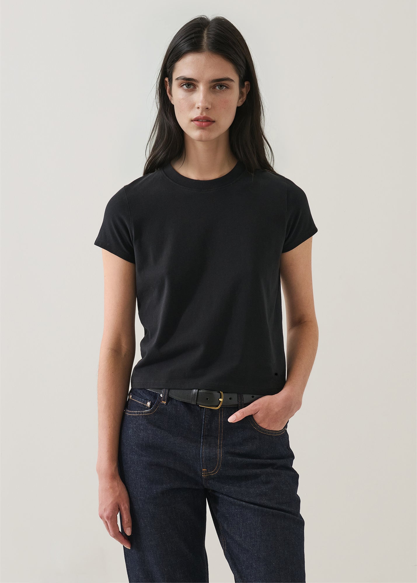 Pima Stretch Short Sleeve Baby Tee
